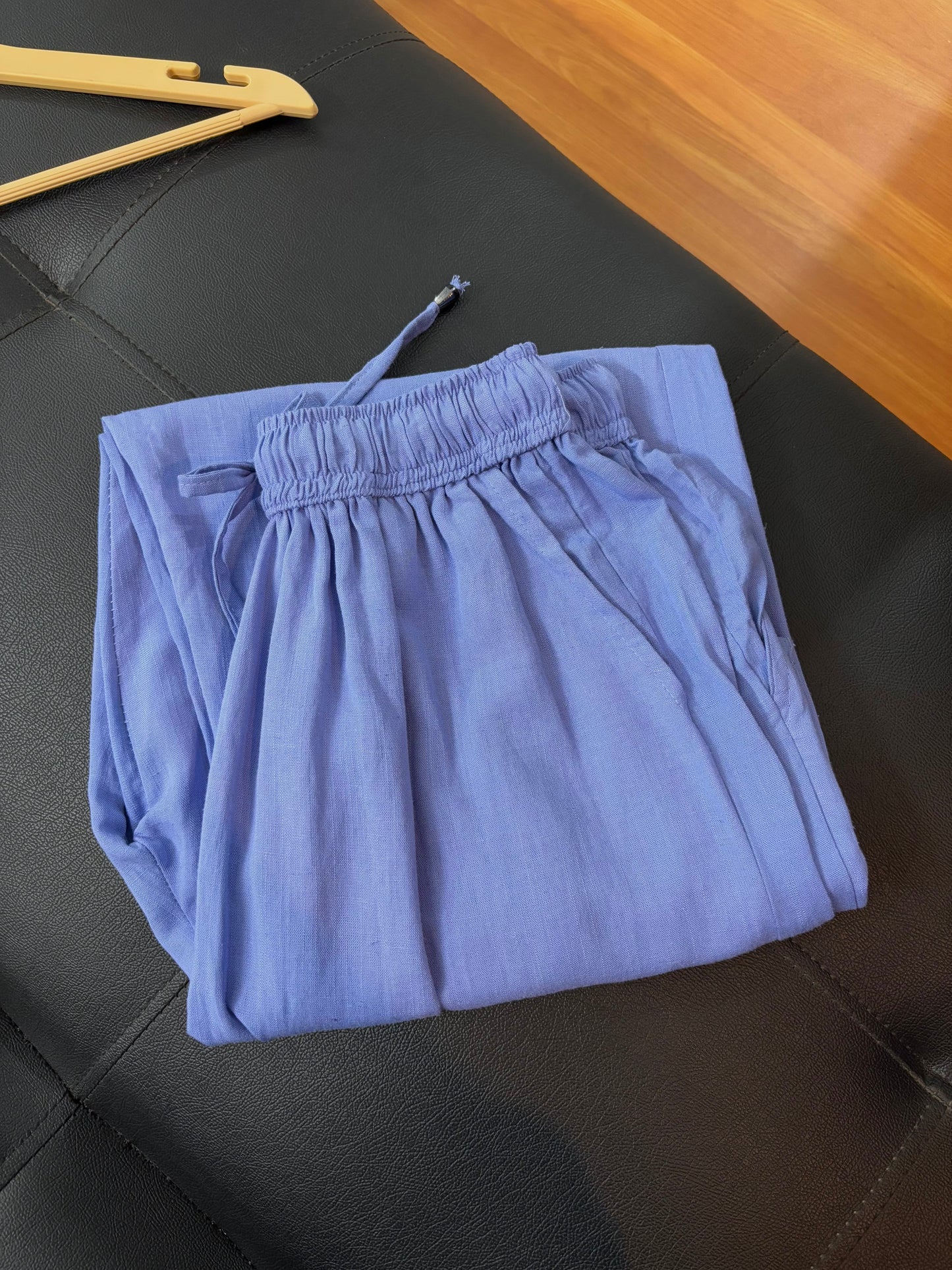 Viral Linen pant (Blue)
