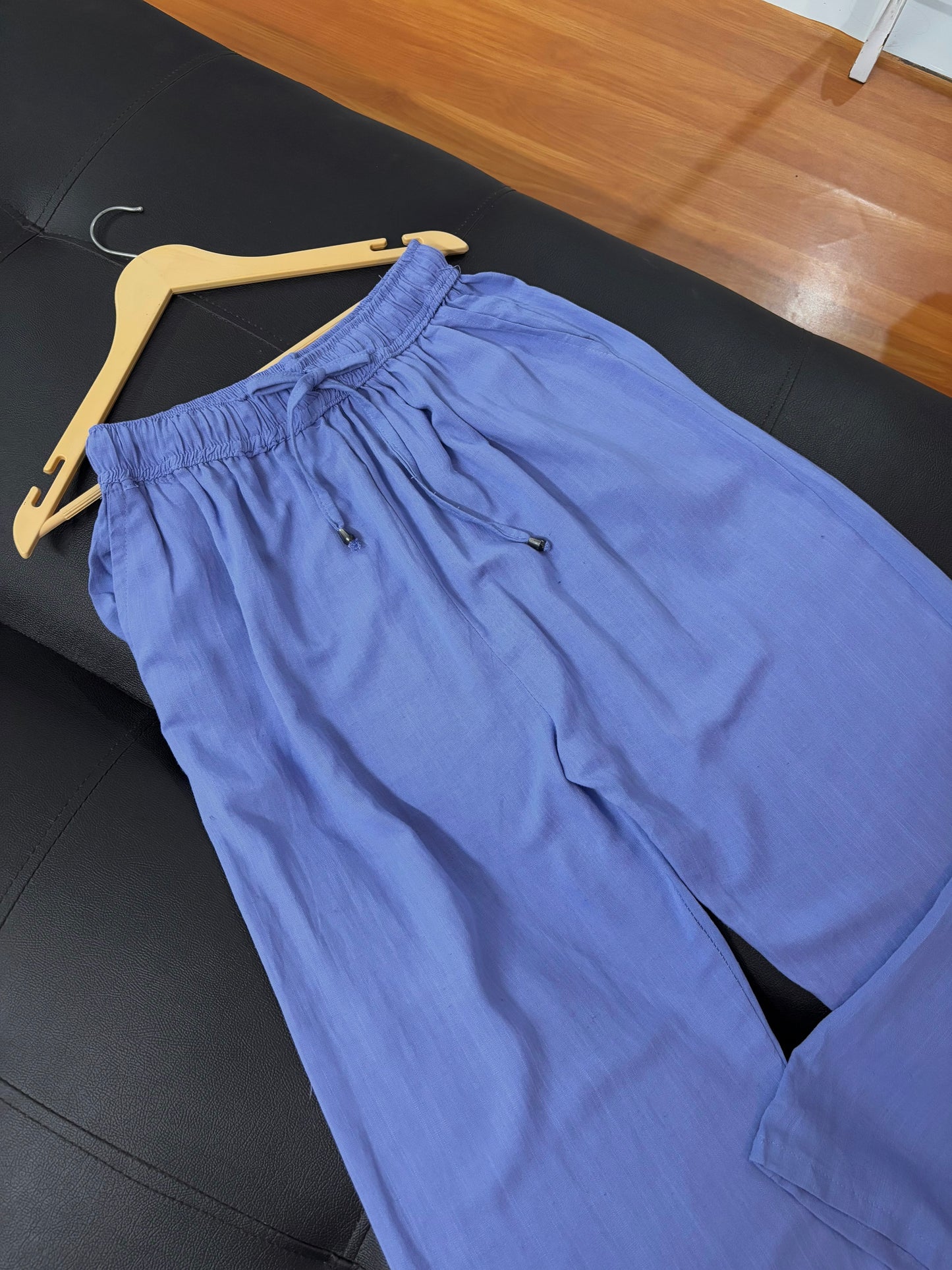 Viral Linen pant (Blue)