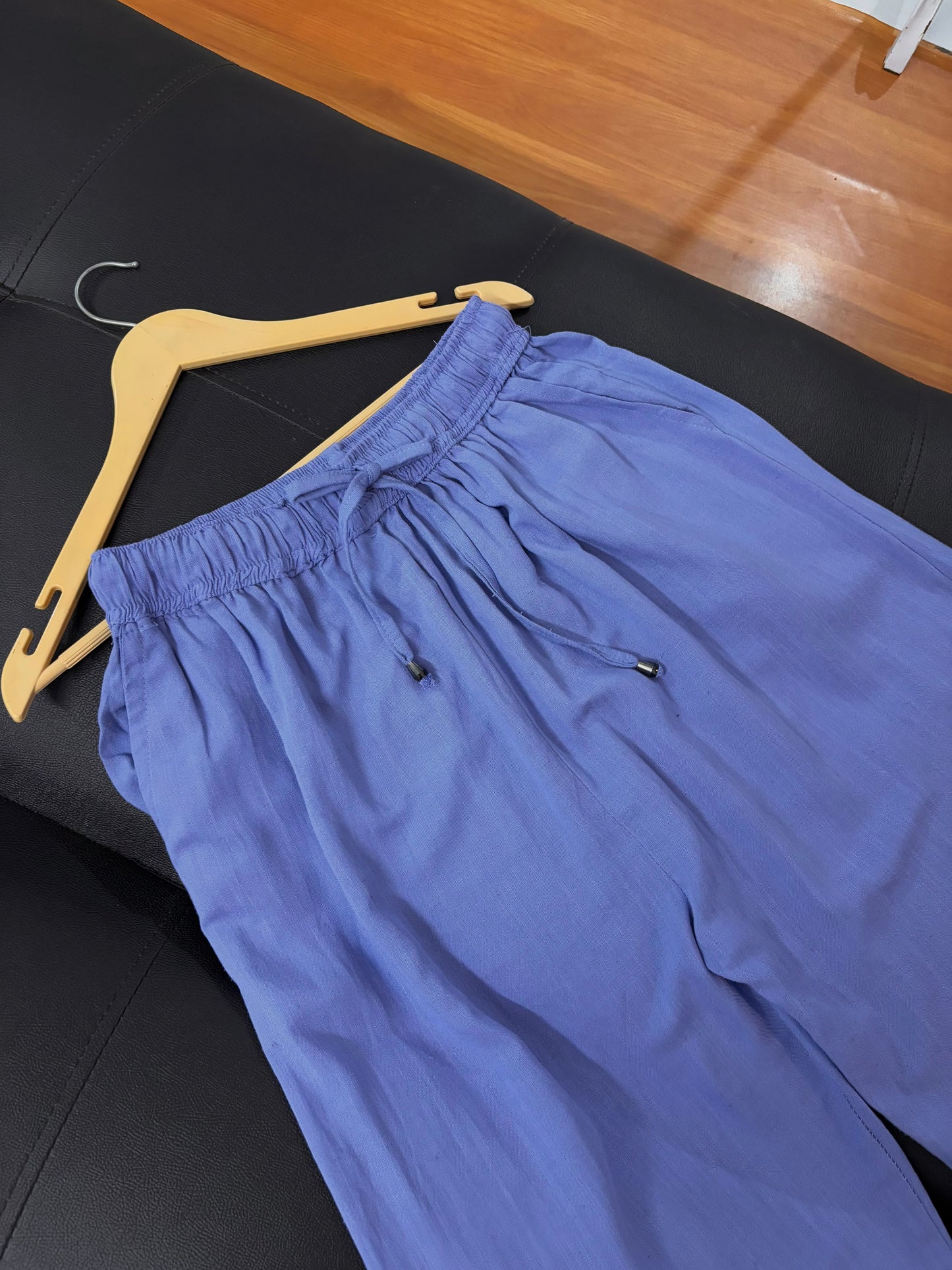 Viral Linen pant (Blue)