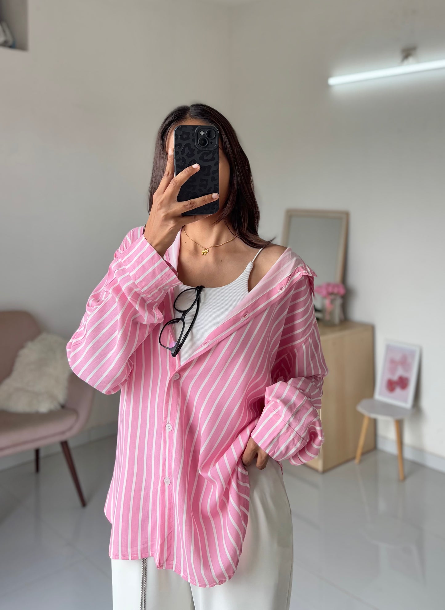 Striped Pink Shirt