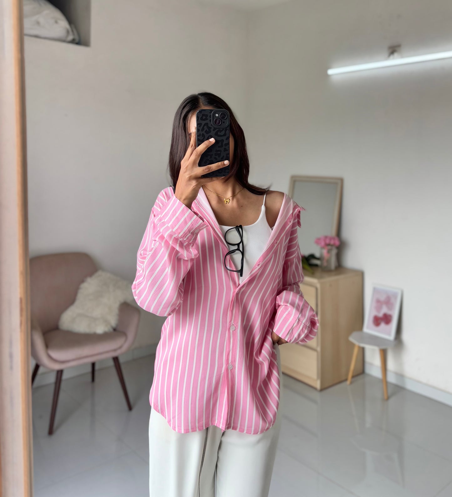 Striped Pink Shirt