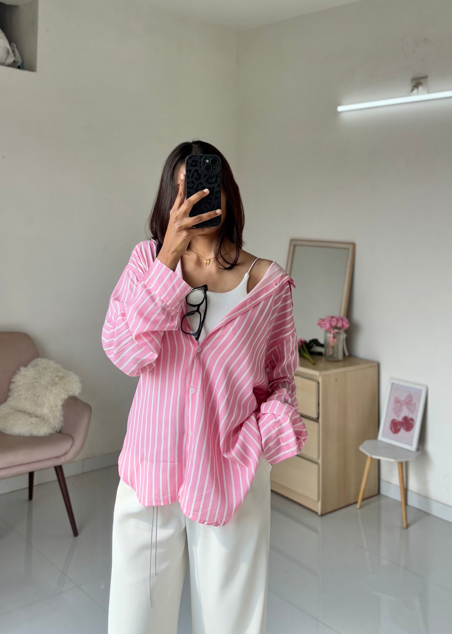 Striped Pink Shirt