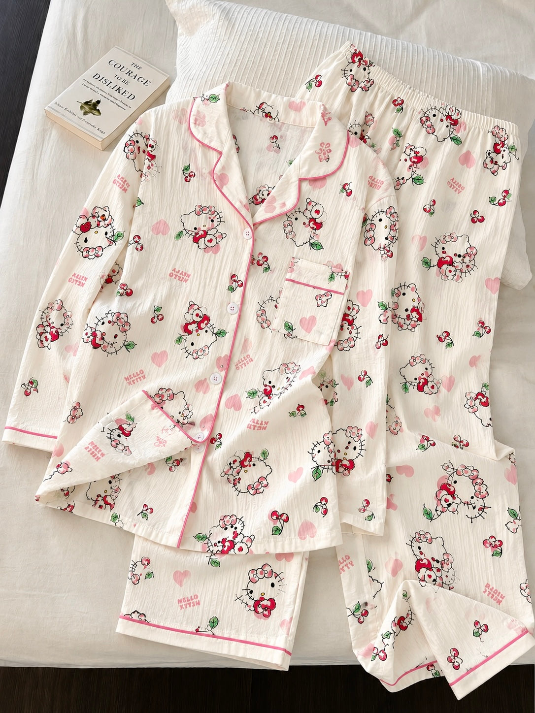 Hello Kitty Full Sleeve 2 Piece Night Suit