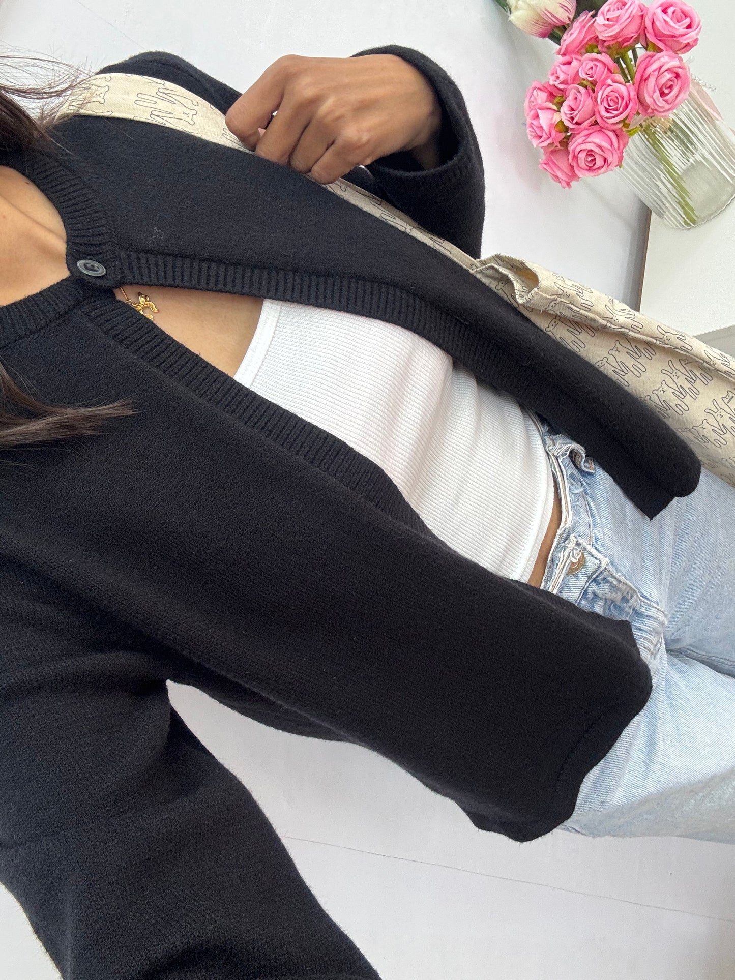 One Button Cardigan