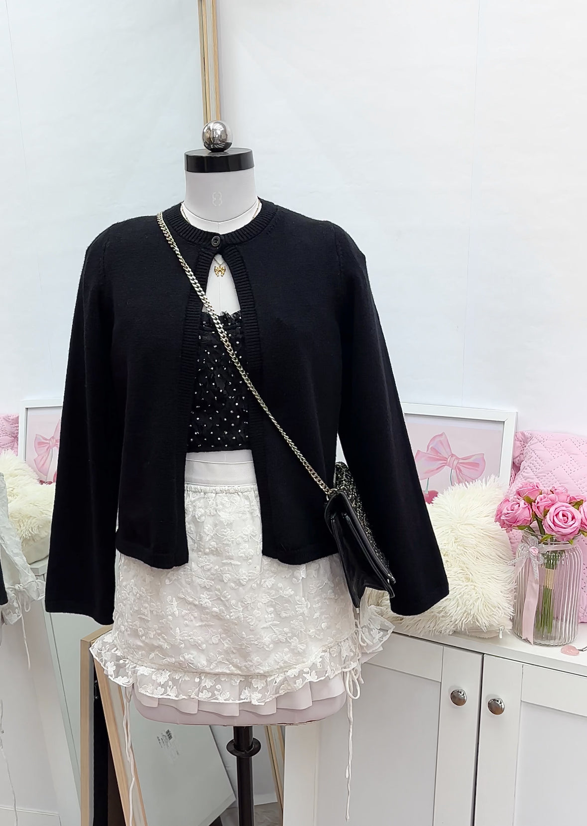 One Button Cardigan
