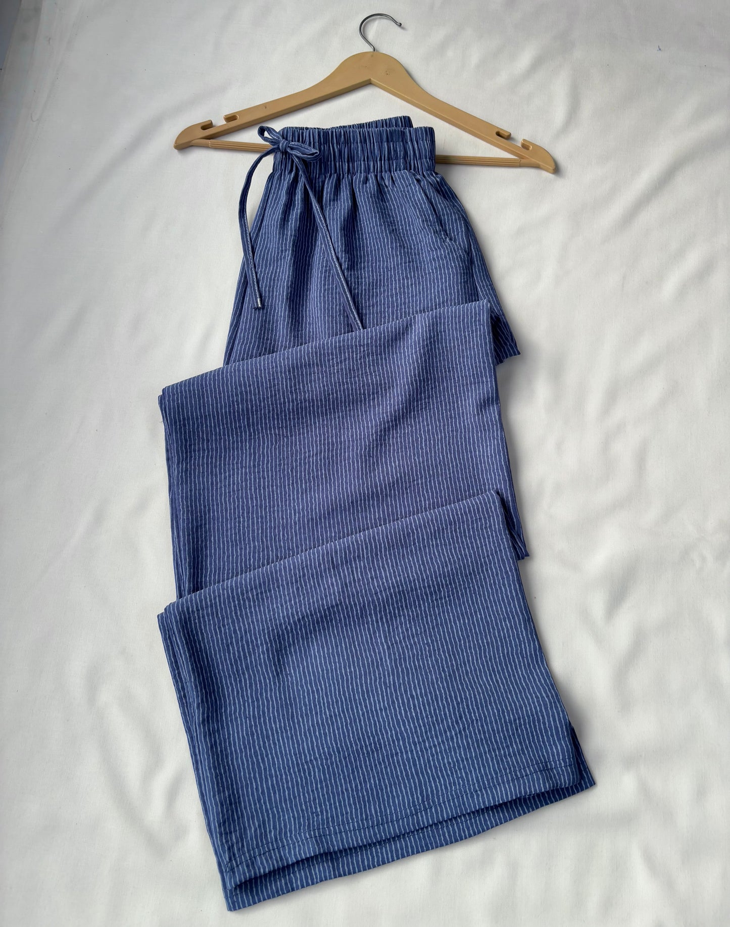 Viral Pinteresty Striped Pants (Blue)
