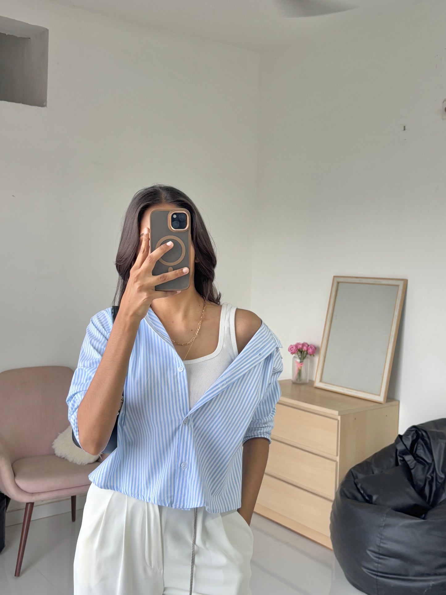 Blue Striped Shirt