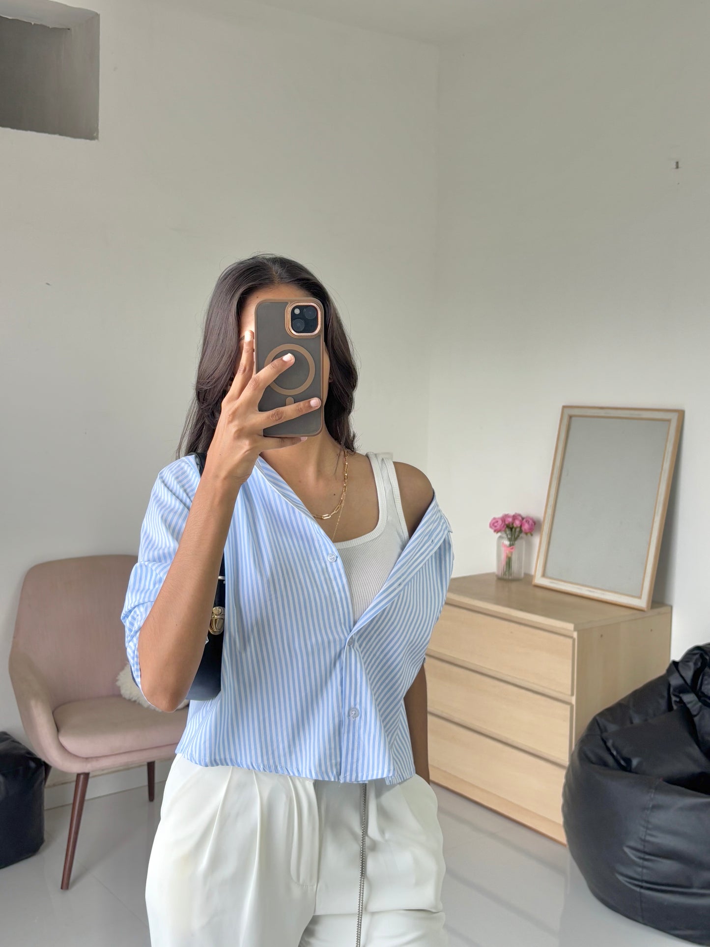Blue Striped Shirt