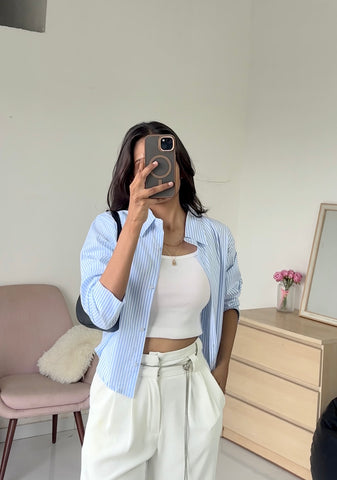 Blue Striped Shirt