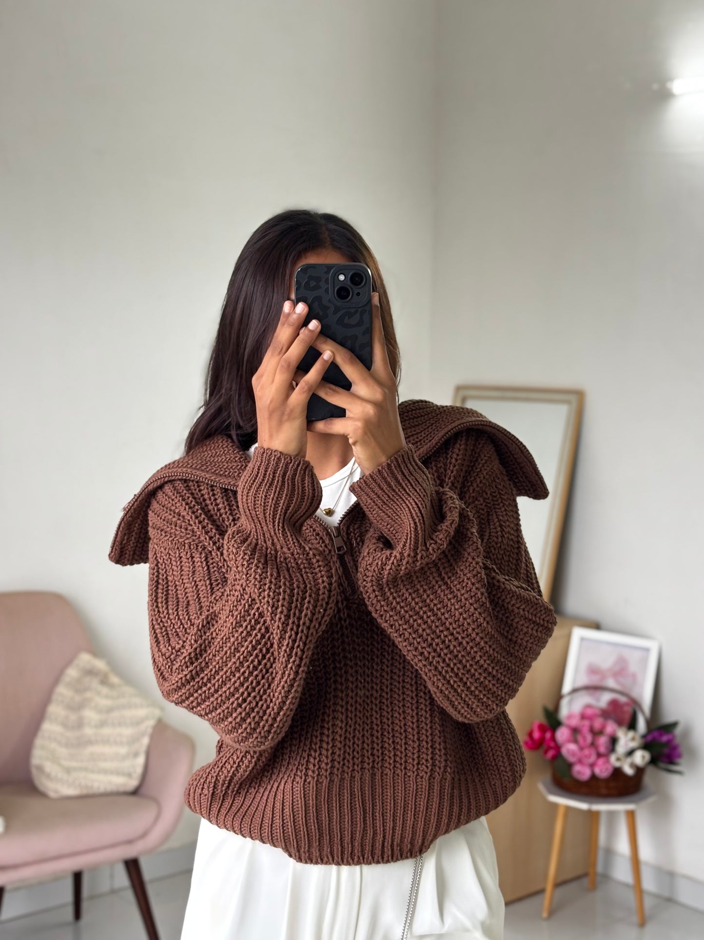 Brown Autumn Pullover