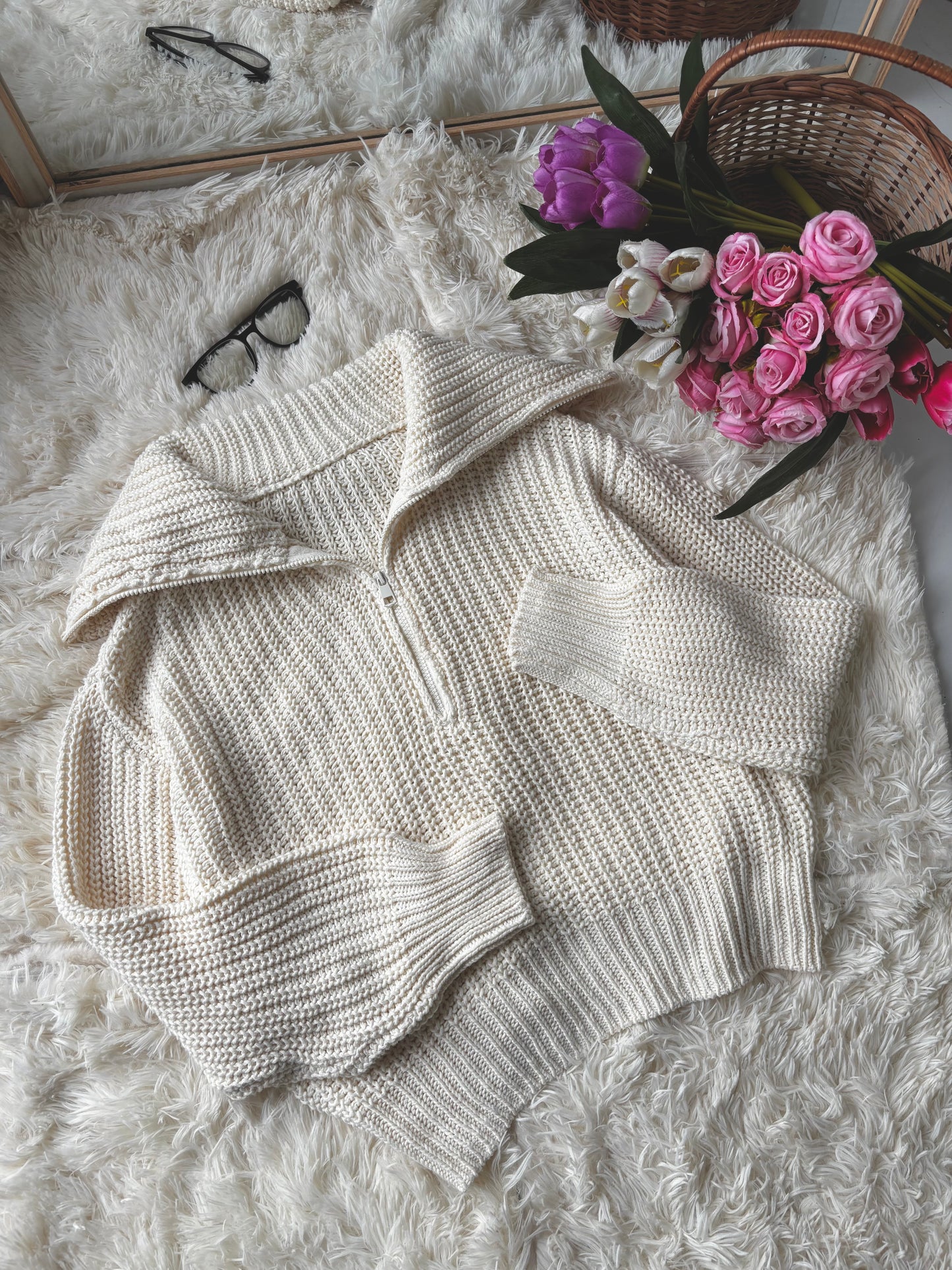 Off white Autumn Pullover