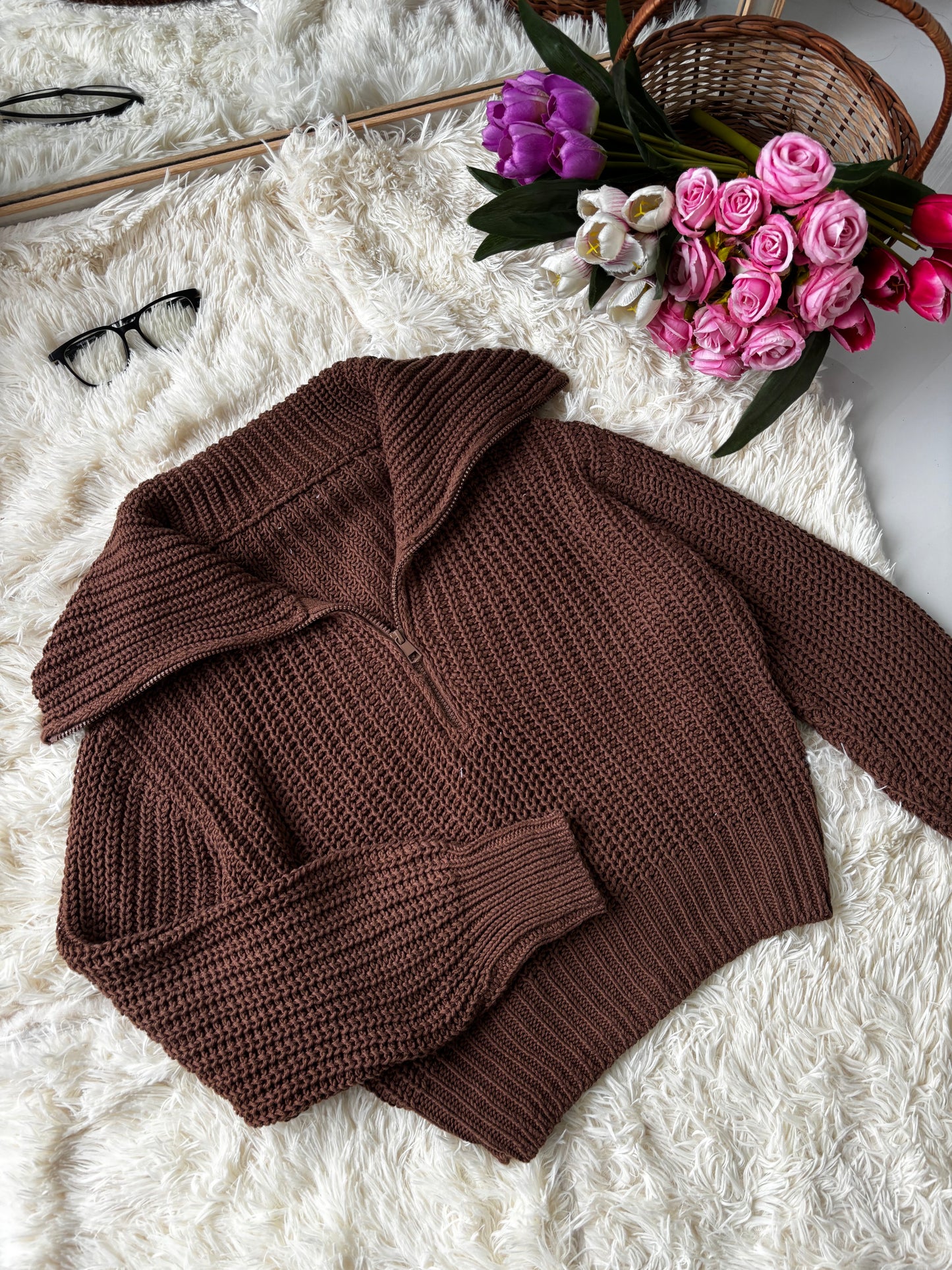 Brown Autumn Pullover
