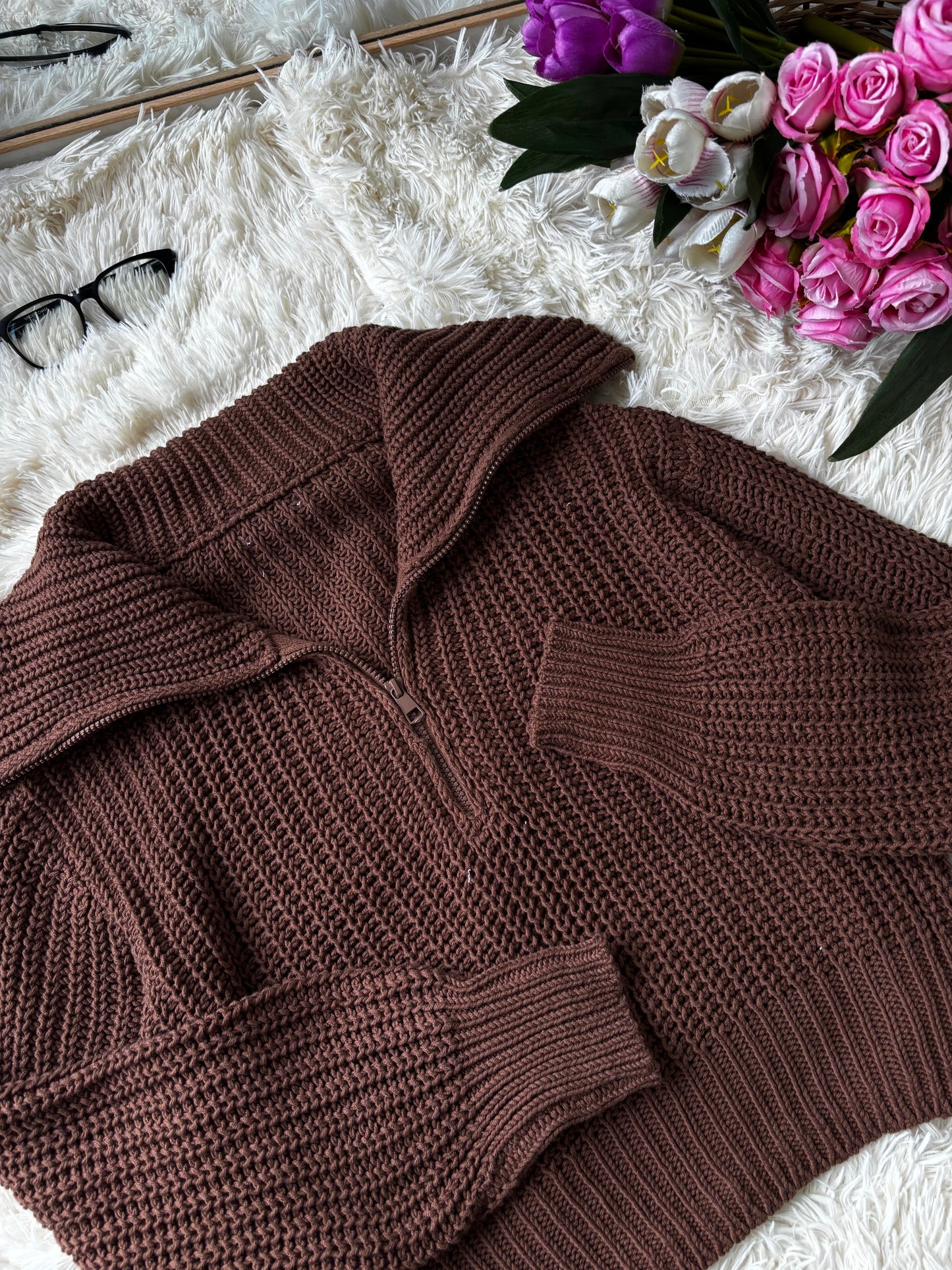 Brown Autumn Pullover