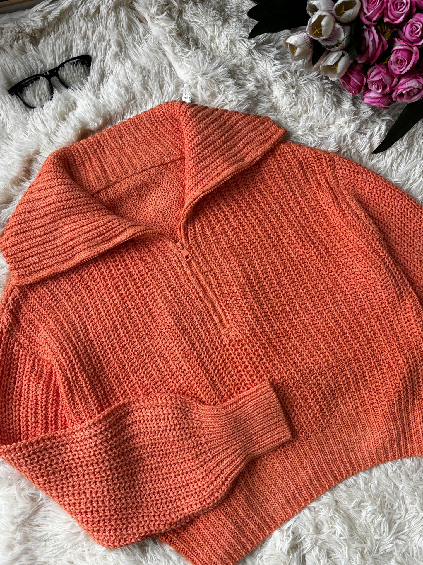 Orange Autumn Pullover