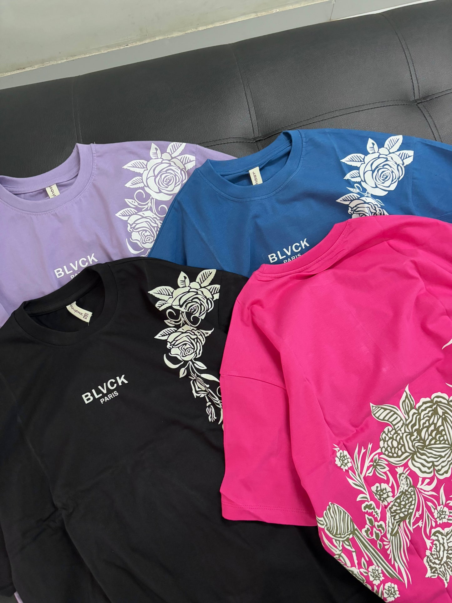 "Black Paris" Oversized tees