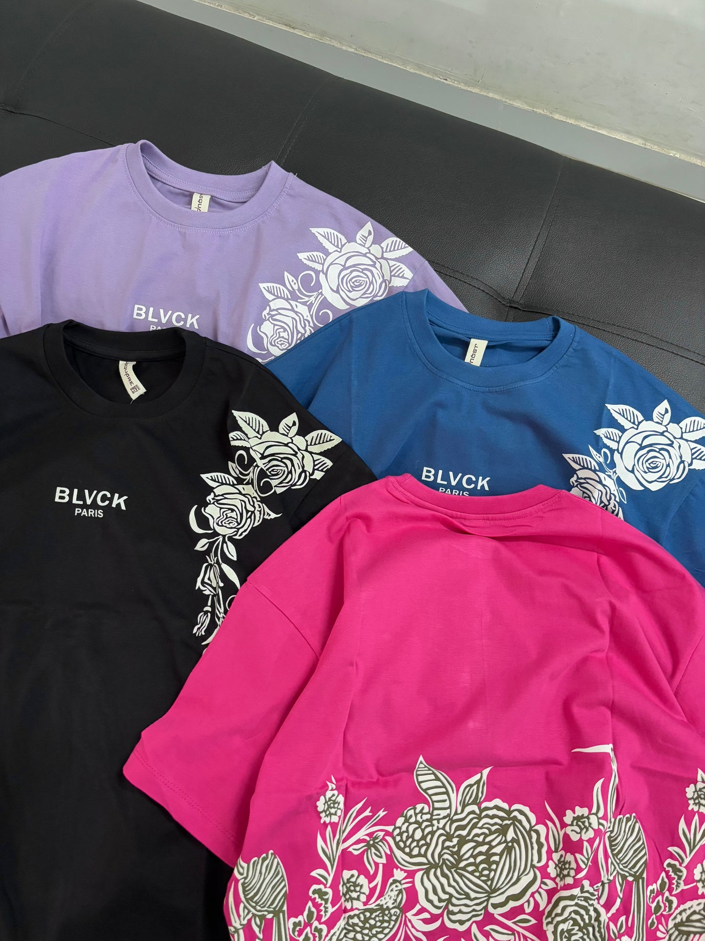 "Black Paris" Oversized tees
