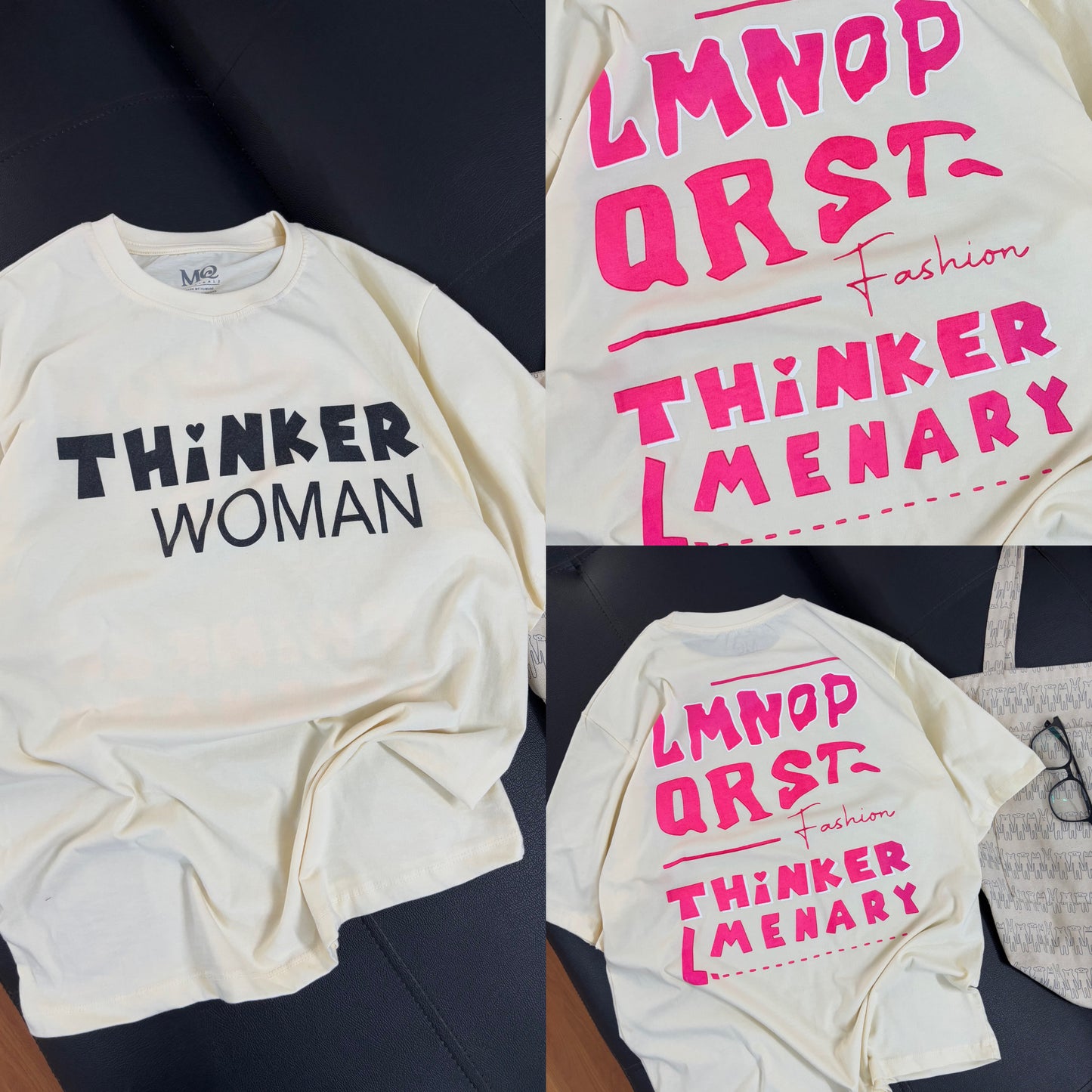 "Thinker Woman" Oversized Tees