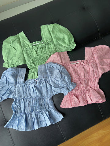 Shimmery Korean top