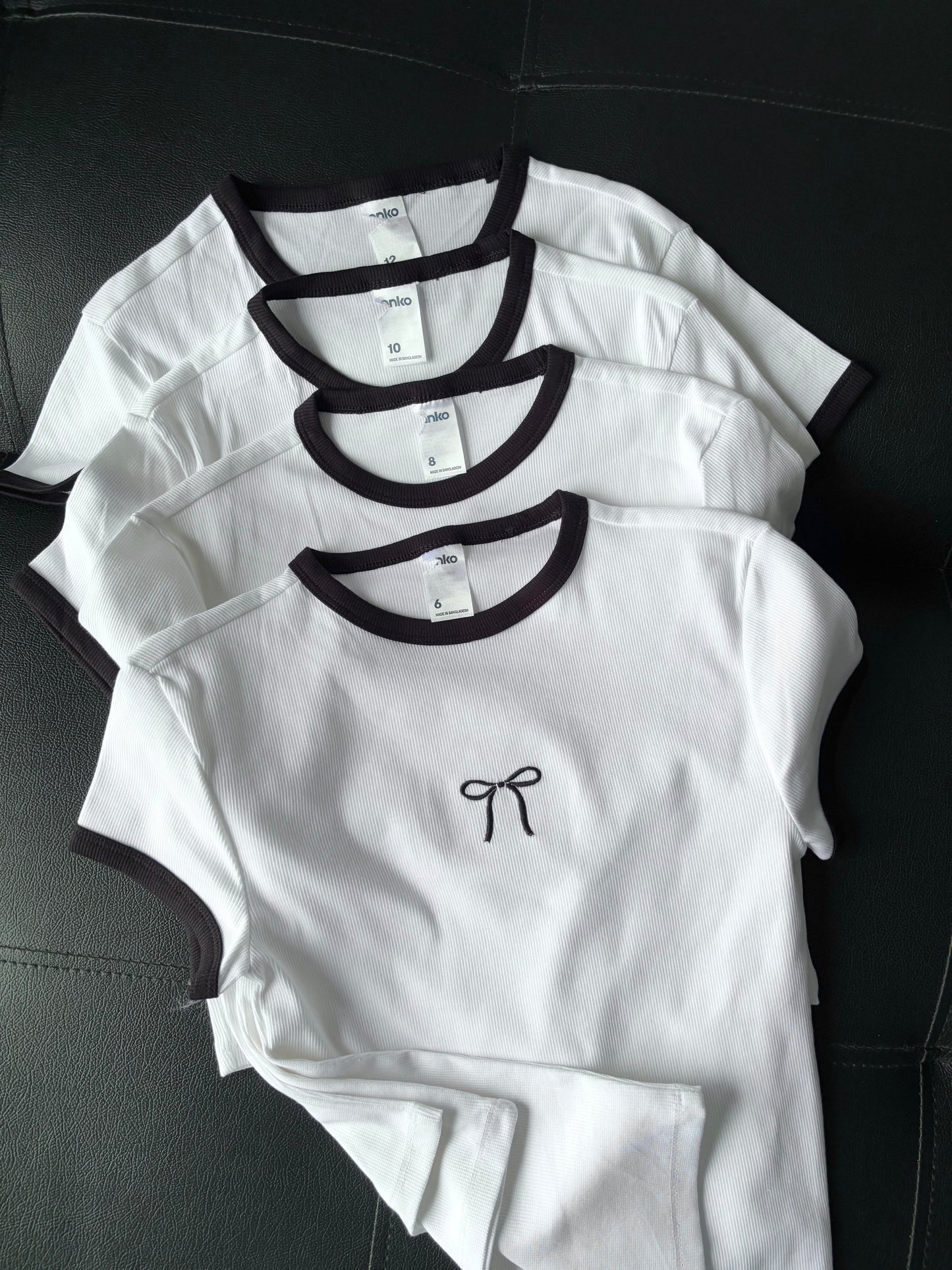 Bow Embroidery Tee