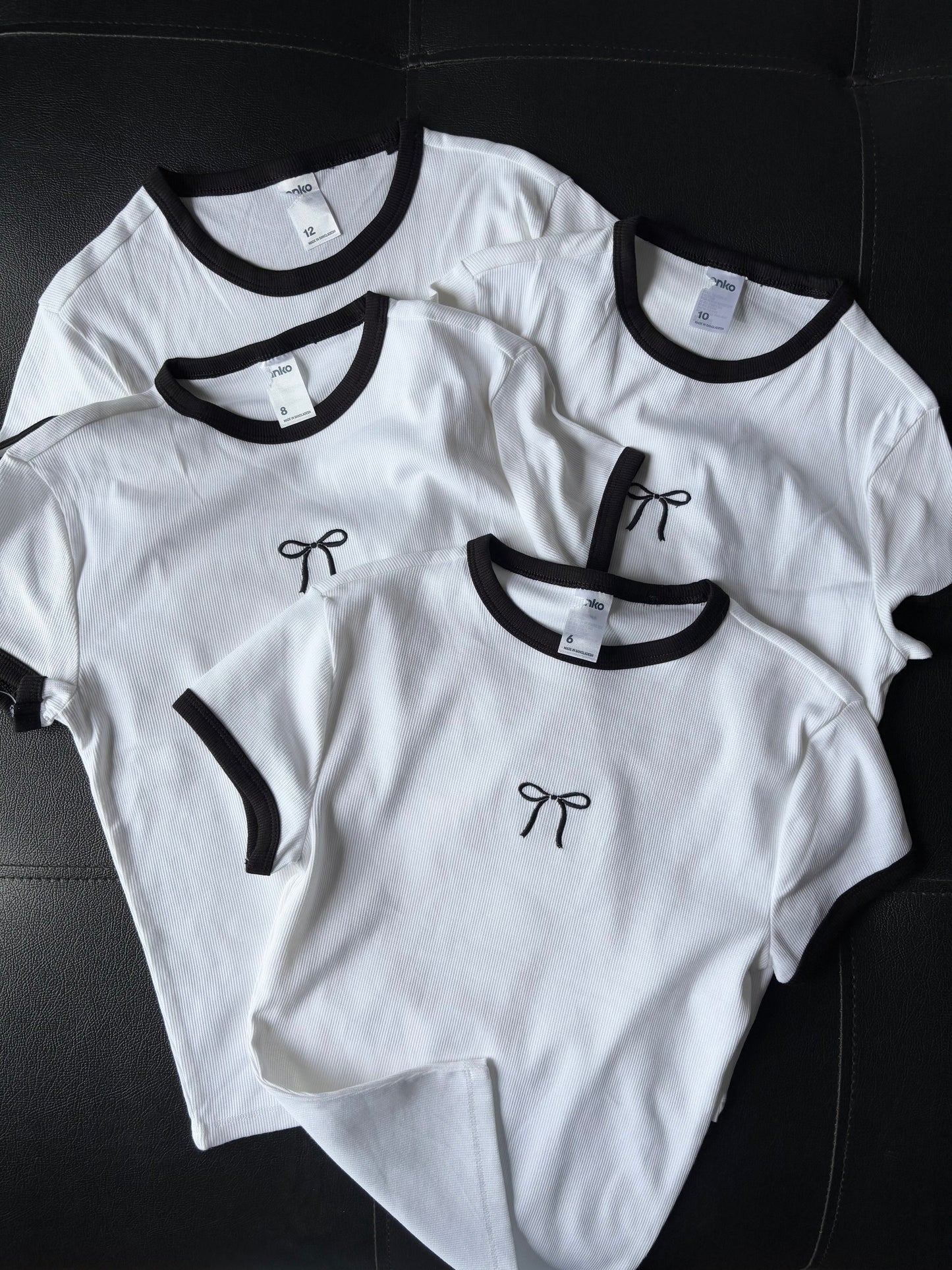 Bow Embroidery Tee