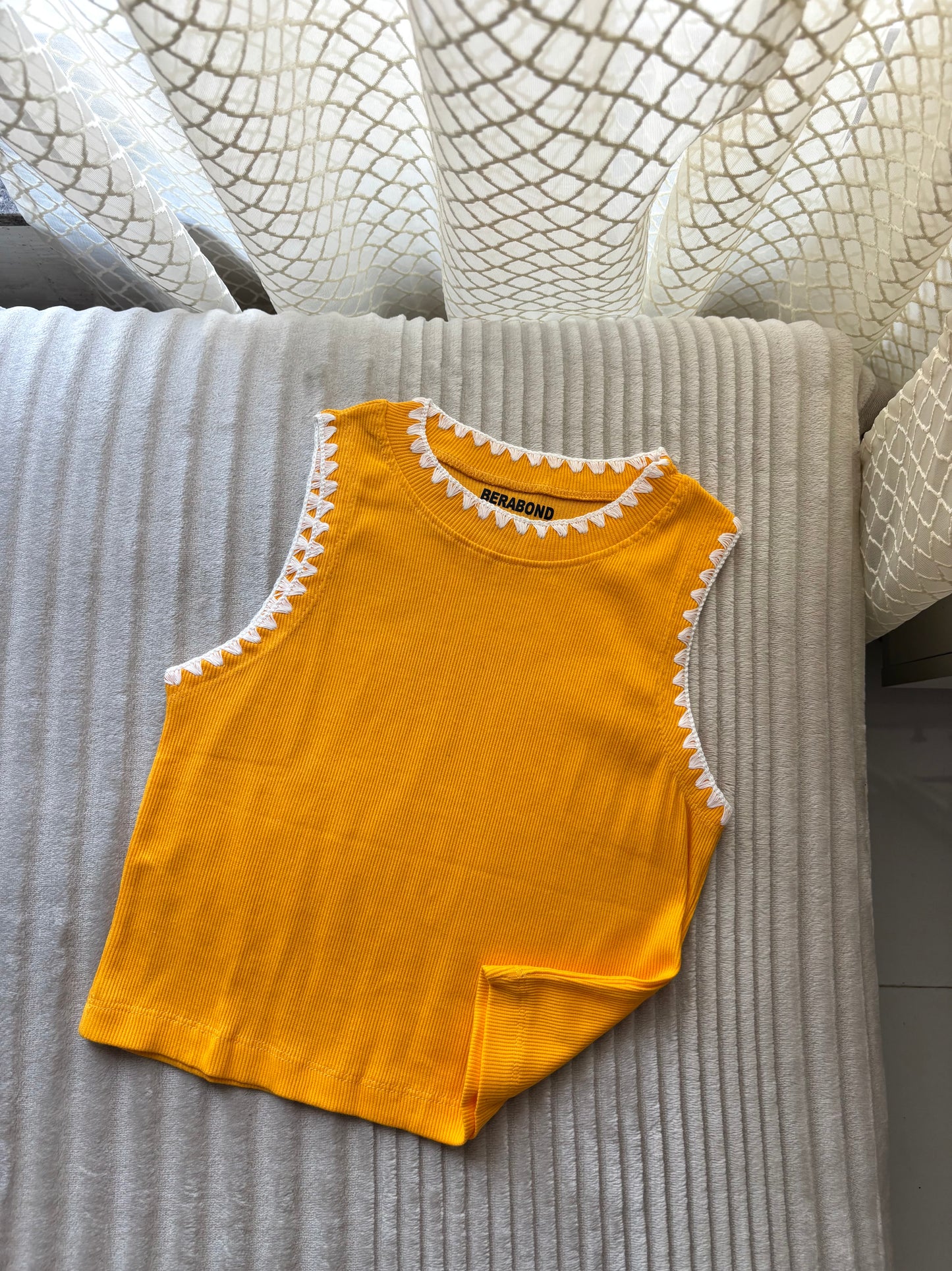 Crocia Ribbed Tank Top