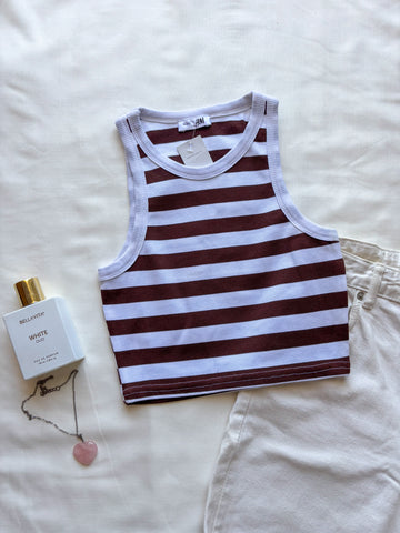 Striped Tank Top For Women