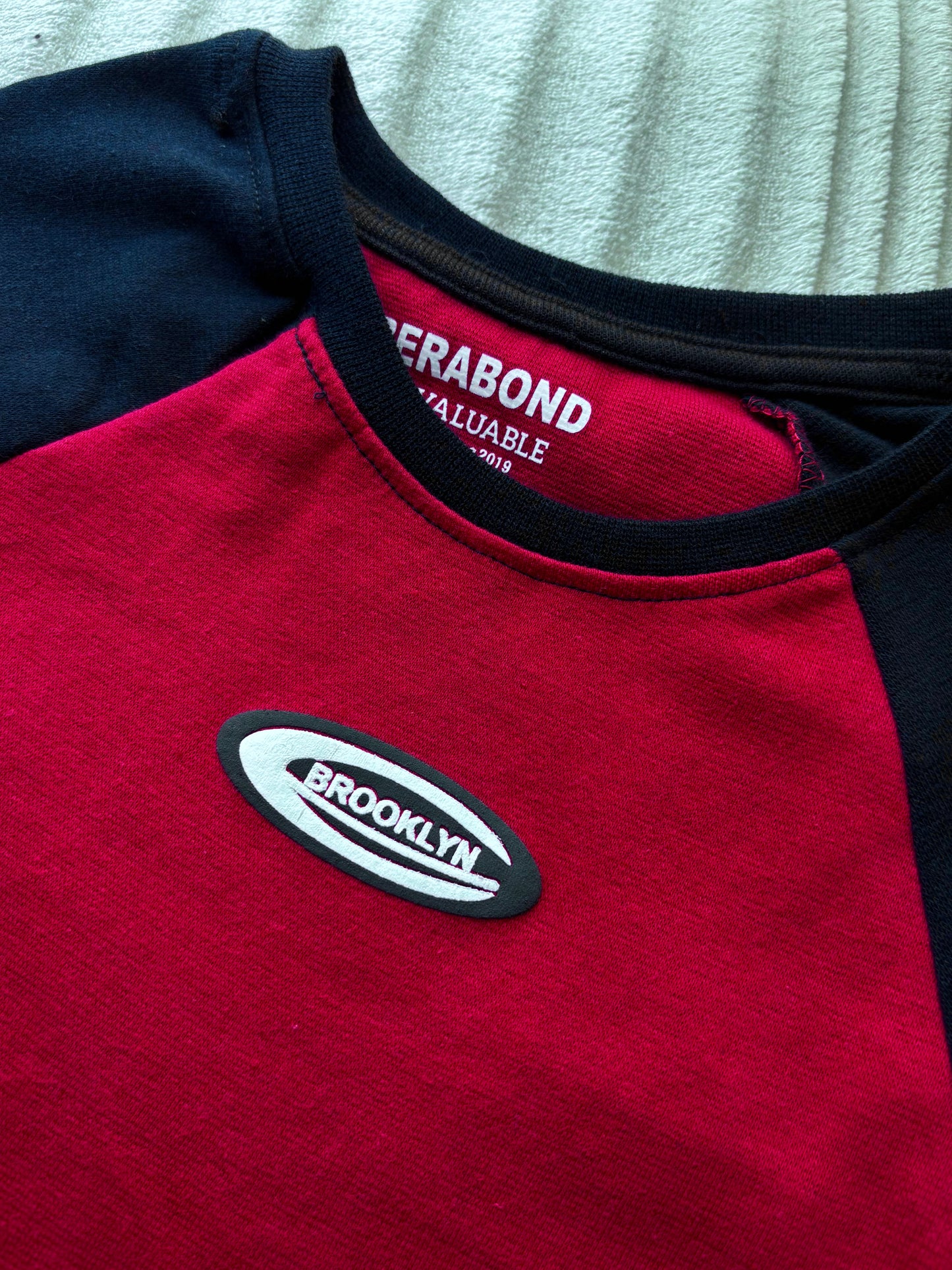 Red Brooklyn Retro Crop Tees