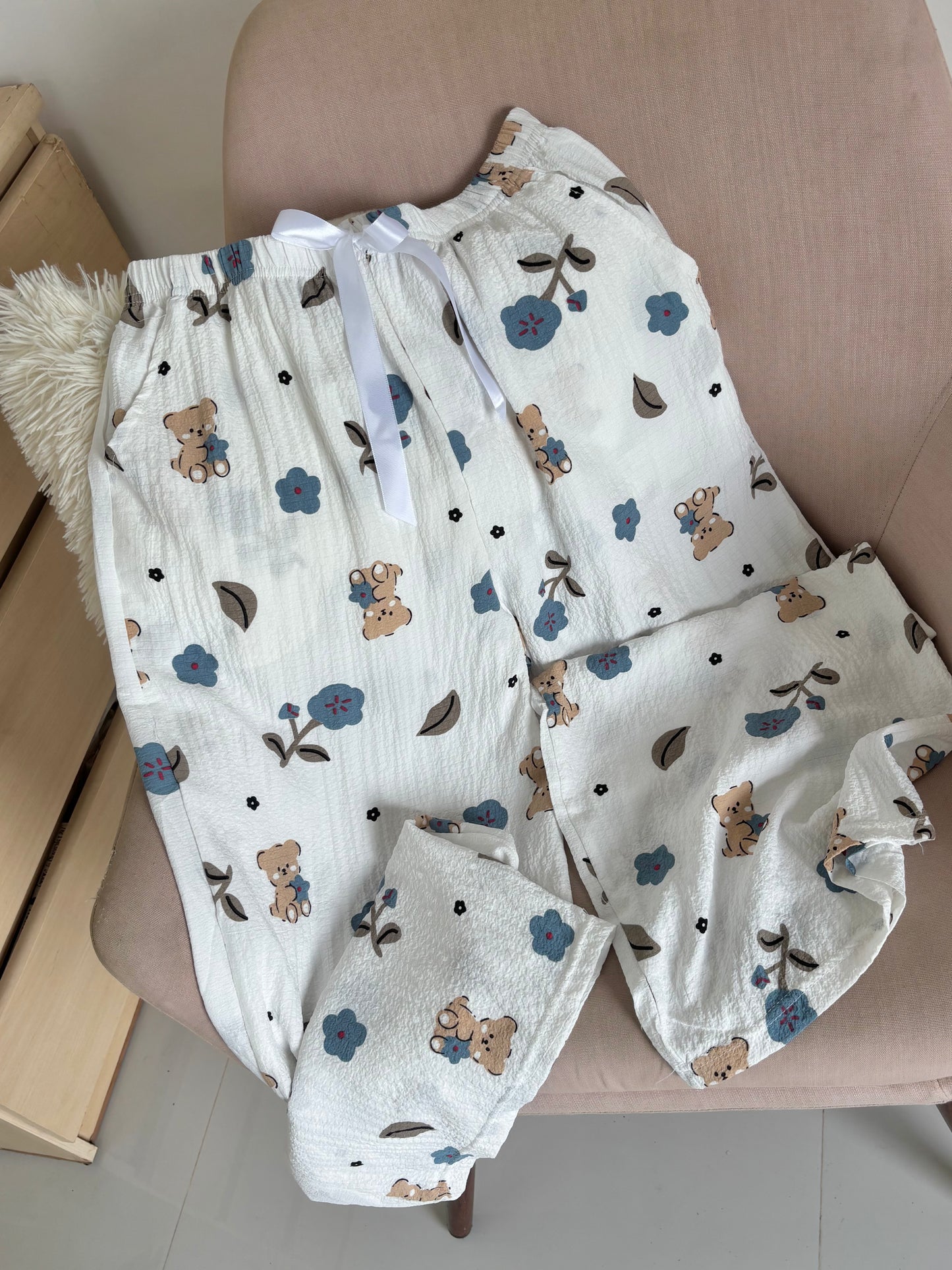 Teddy Flower Pants