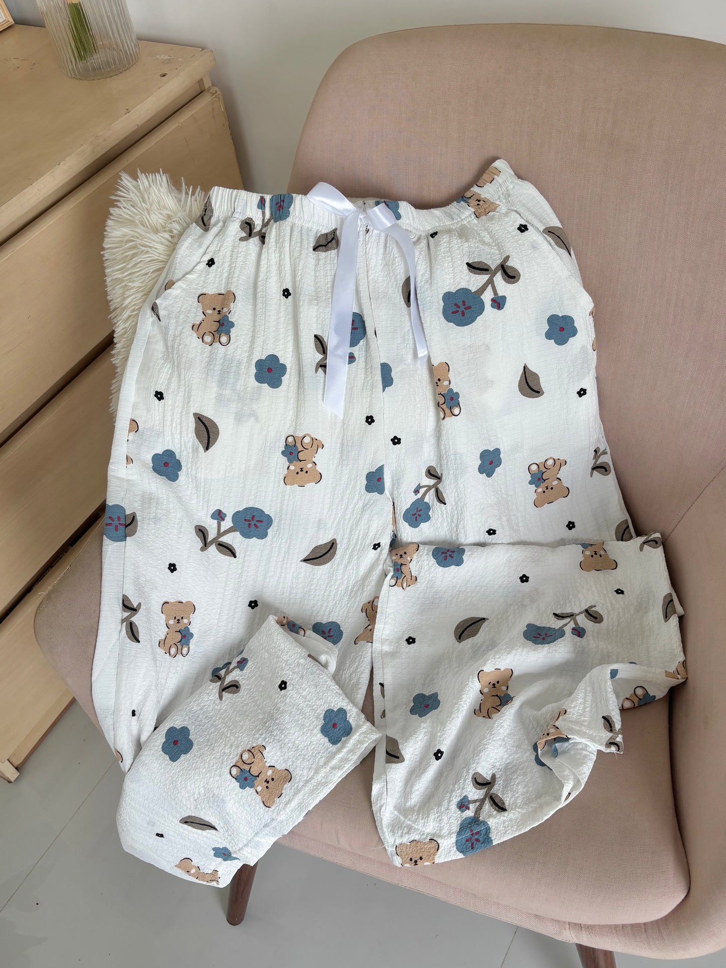 Teddy Flower Pants