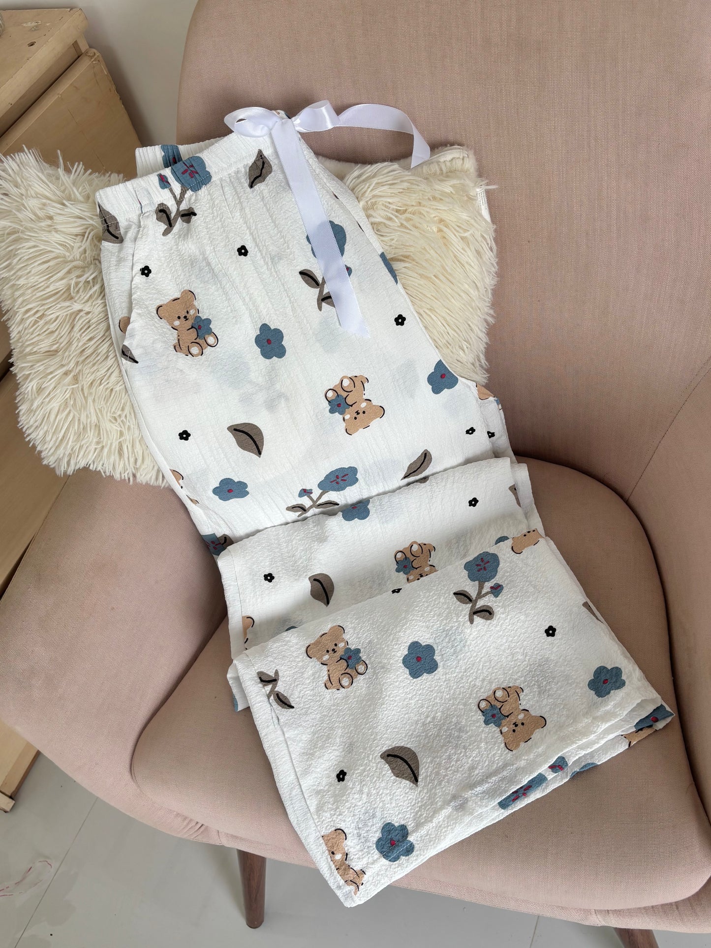 Teddy Flower Pants