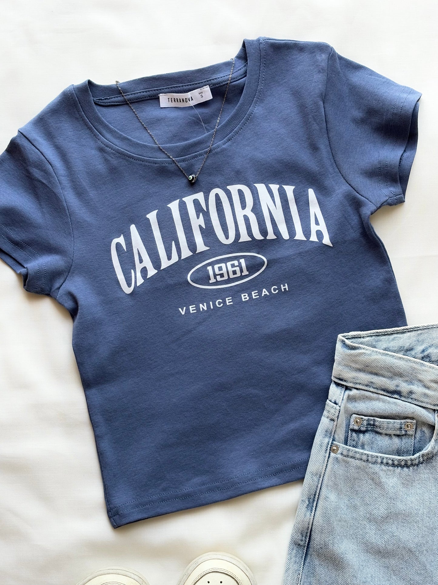 'California' baby tee