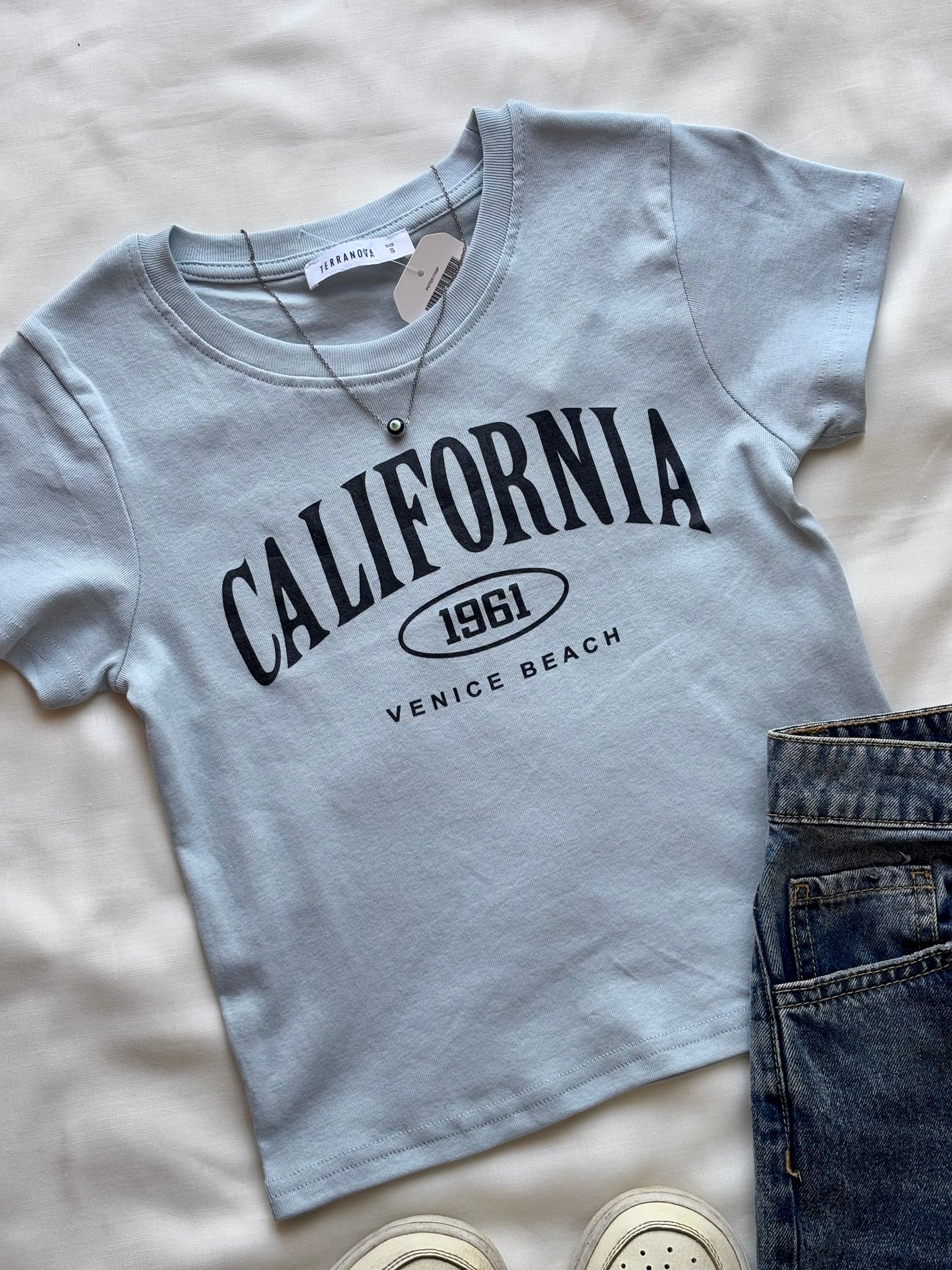 'California' baby tee