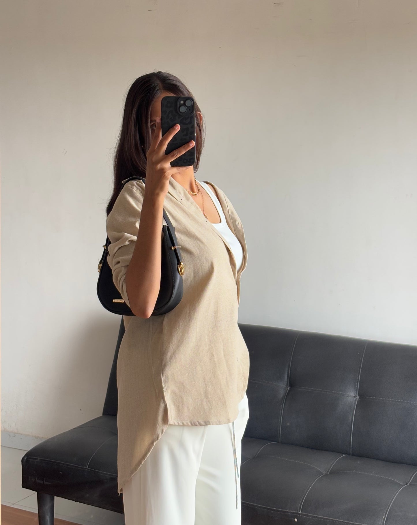 Beige Basic Shirt