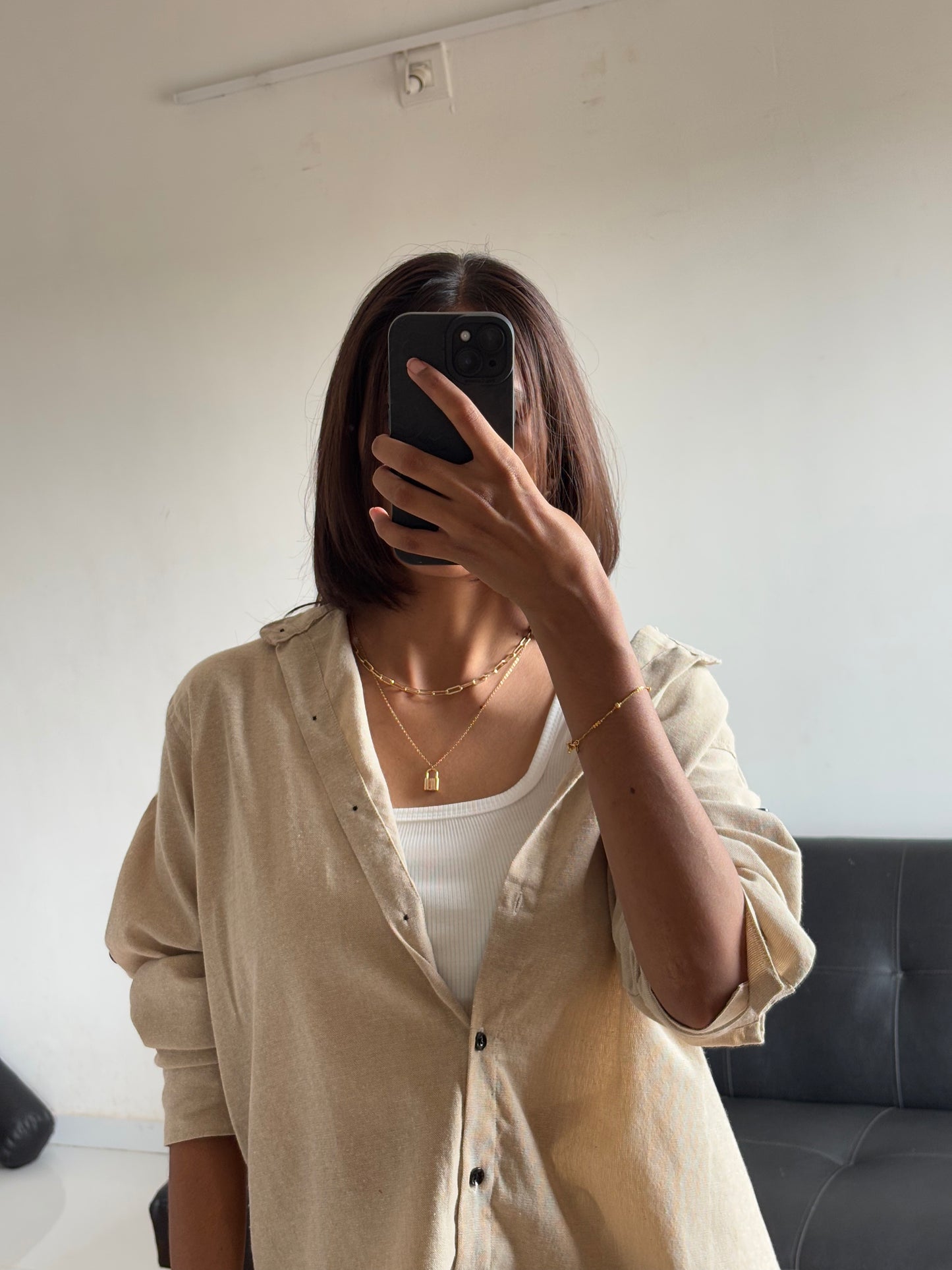 Beige Basic Shirt