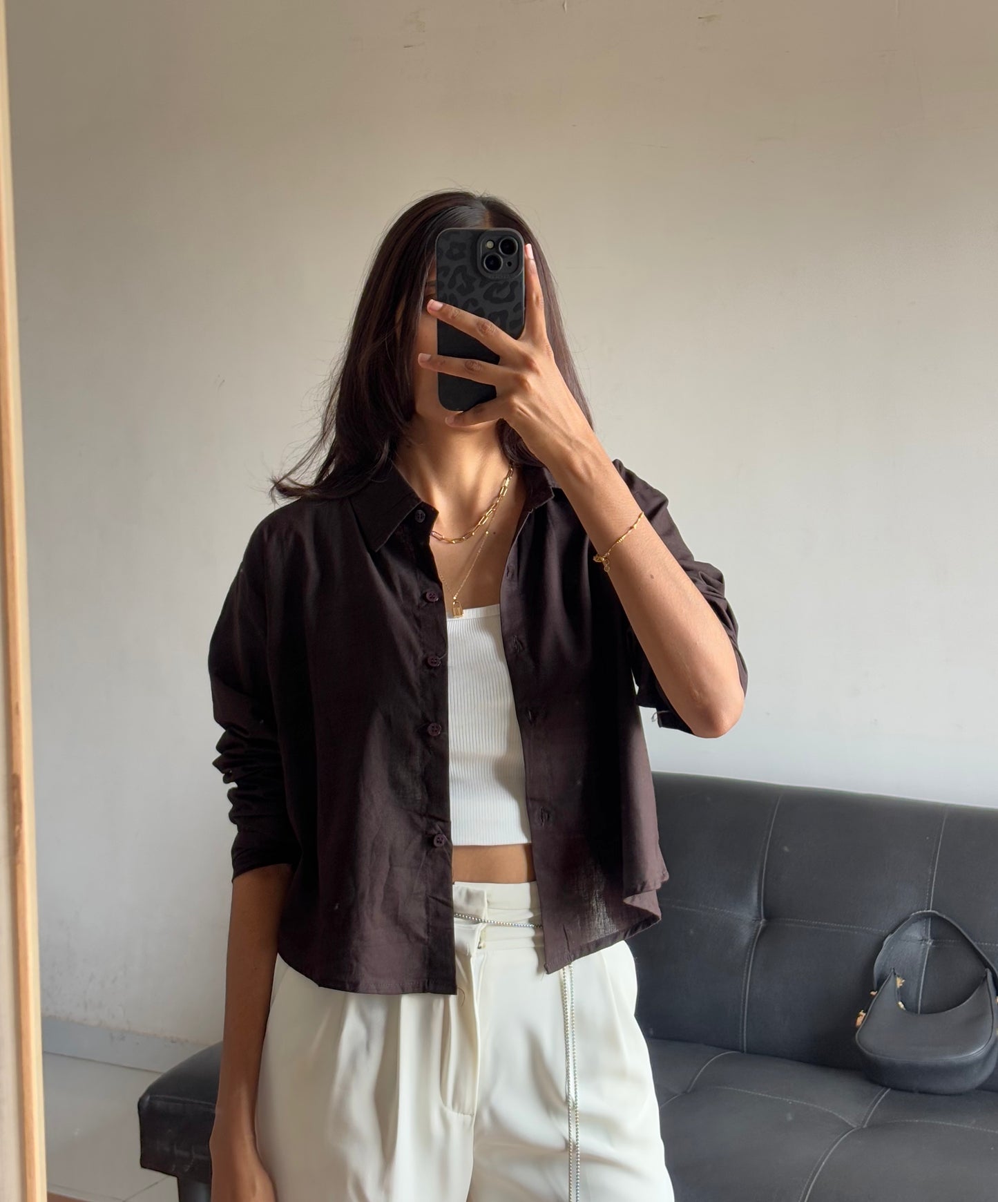 Brown Basic Shirt