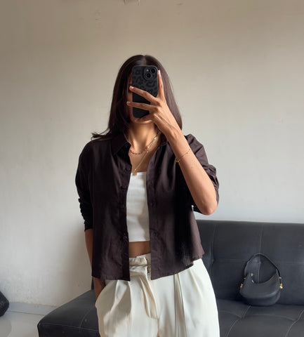 Brown Basic Shirt