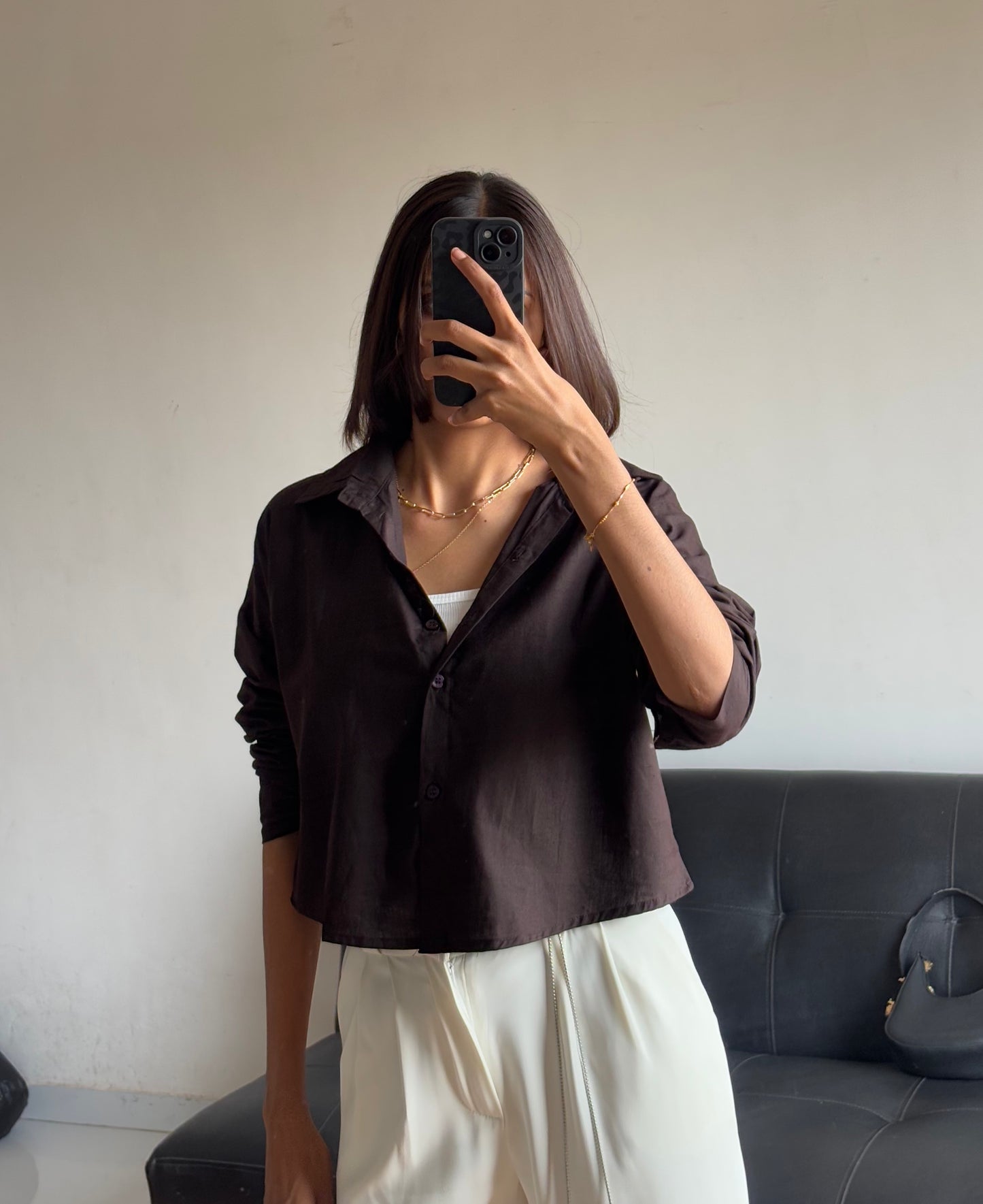 Brown Basic Shirt