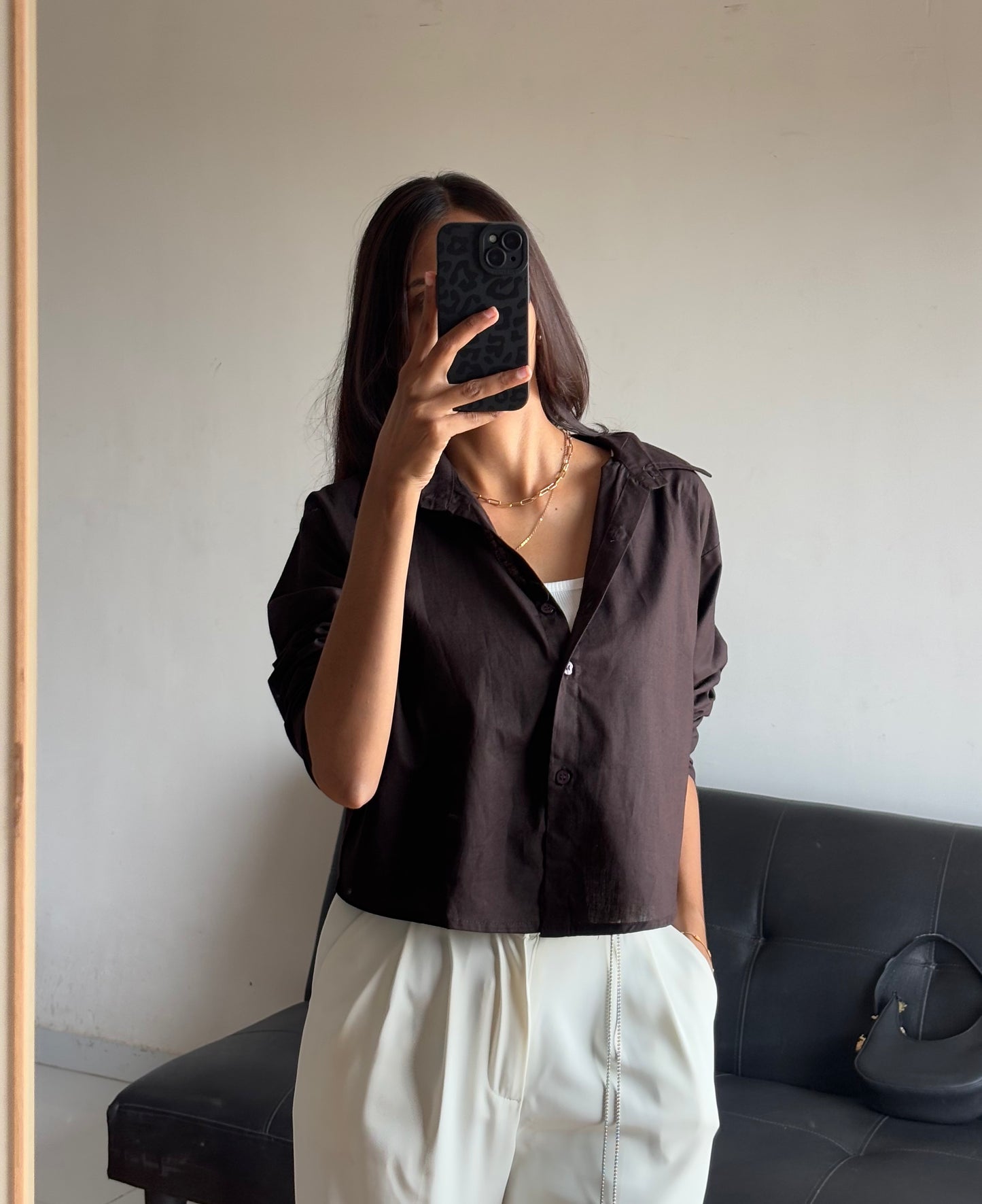 Brown Basic Shirt