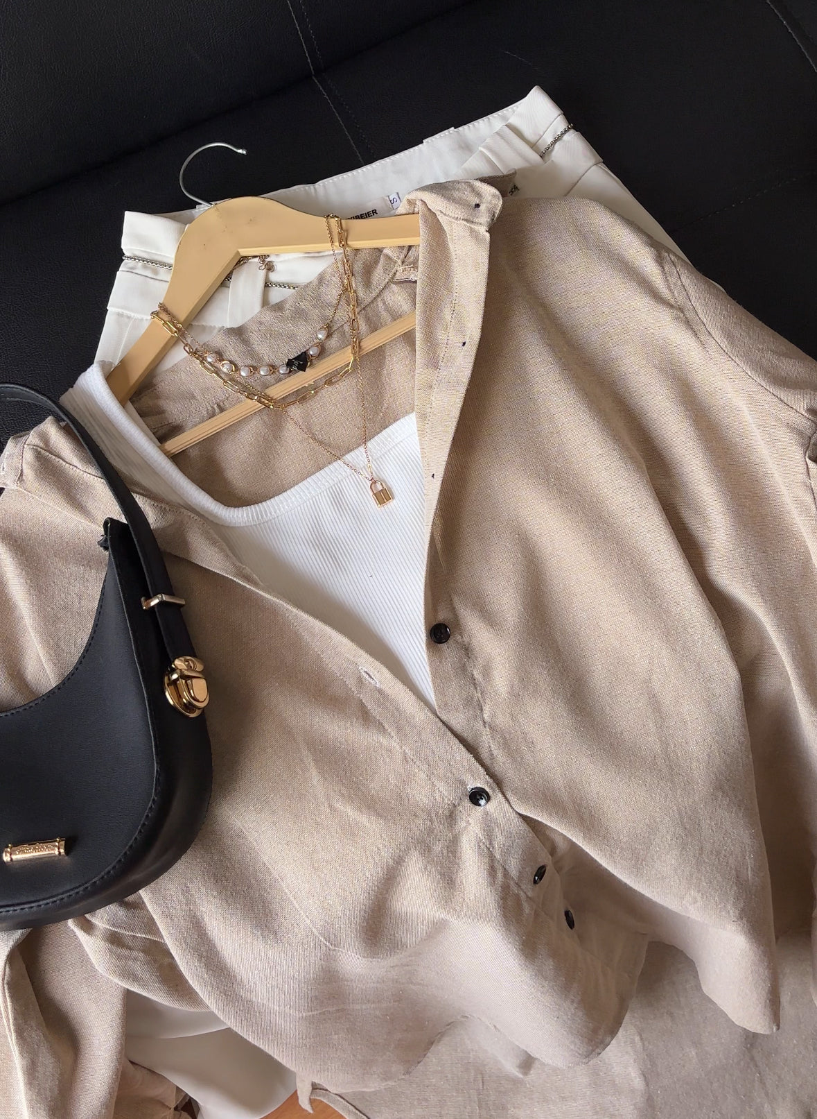 Beige Basic Shirt