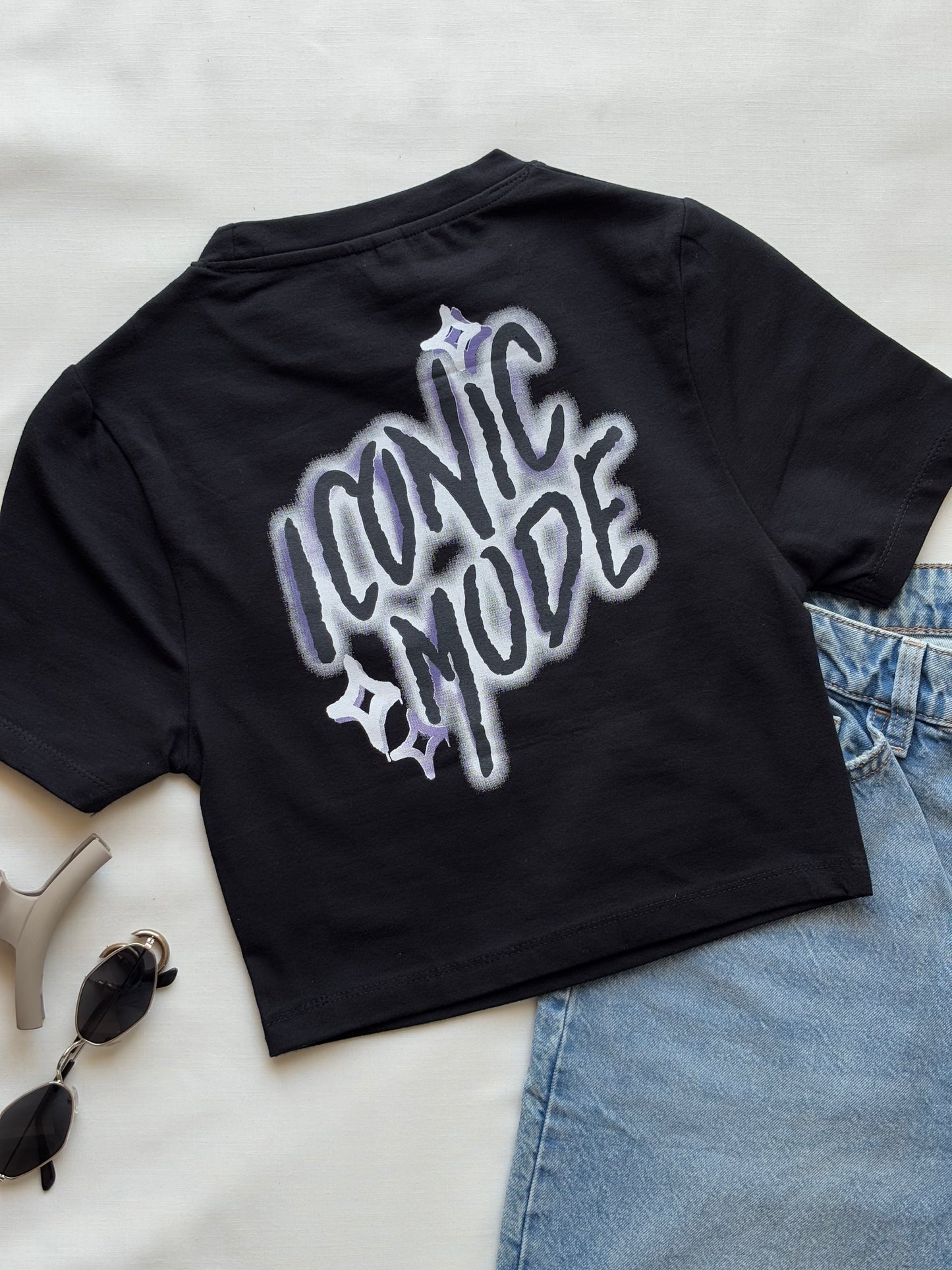 'Iconic mode' baby tee