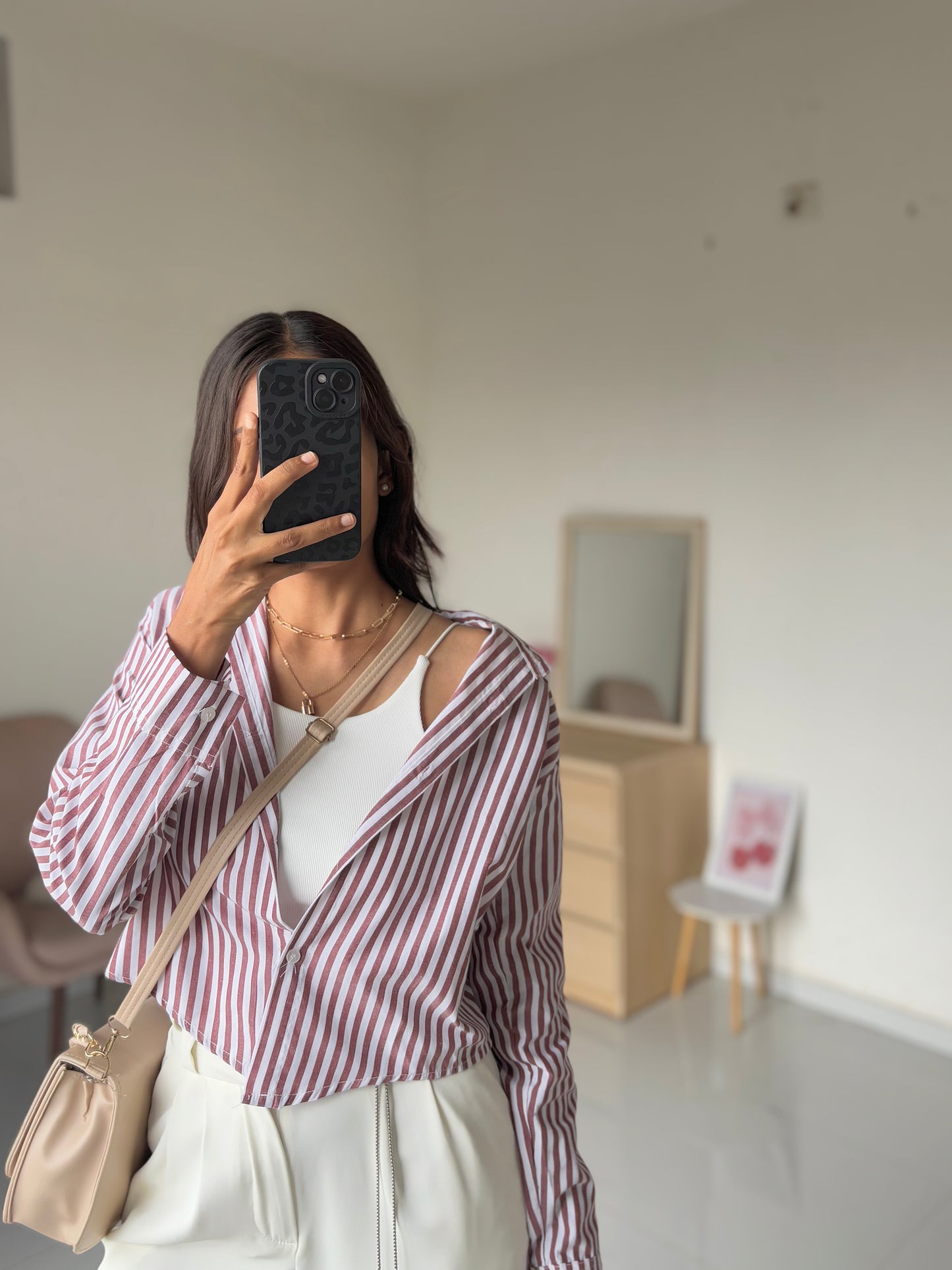 Brown Striped Shirt