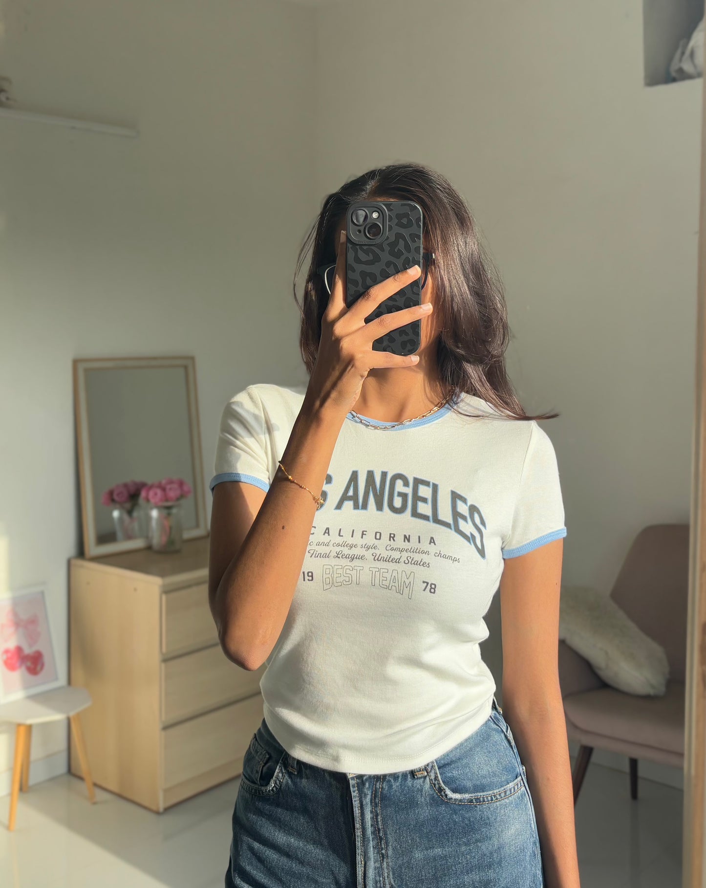 "Los Angeles" Baby tee