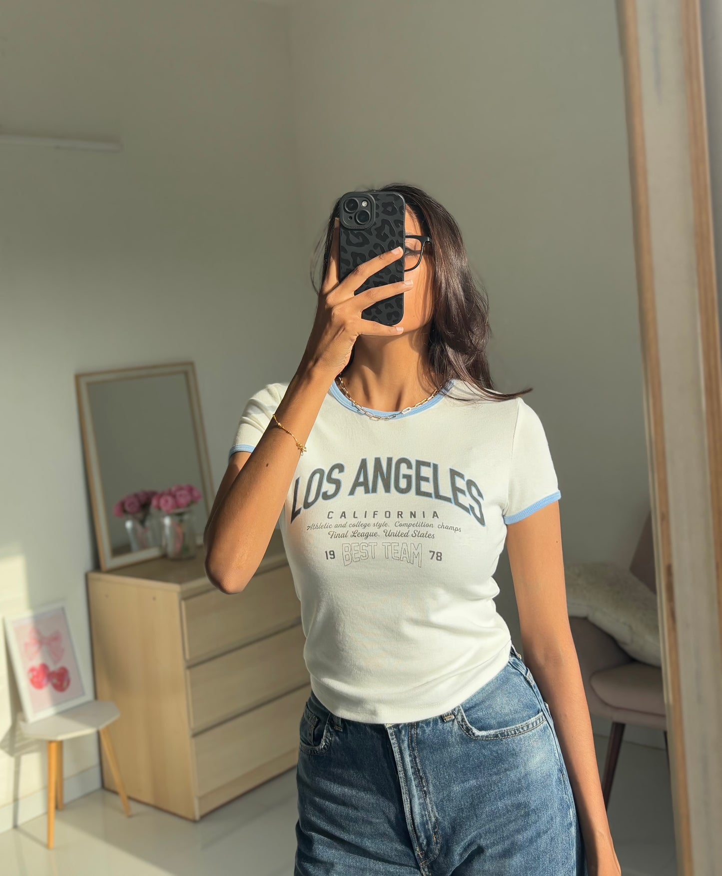 "Los Angeles" Baby tee