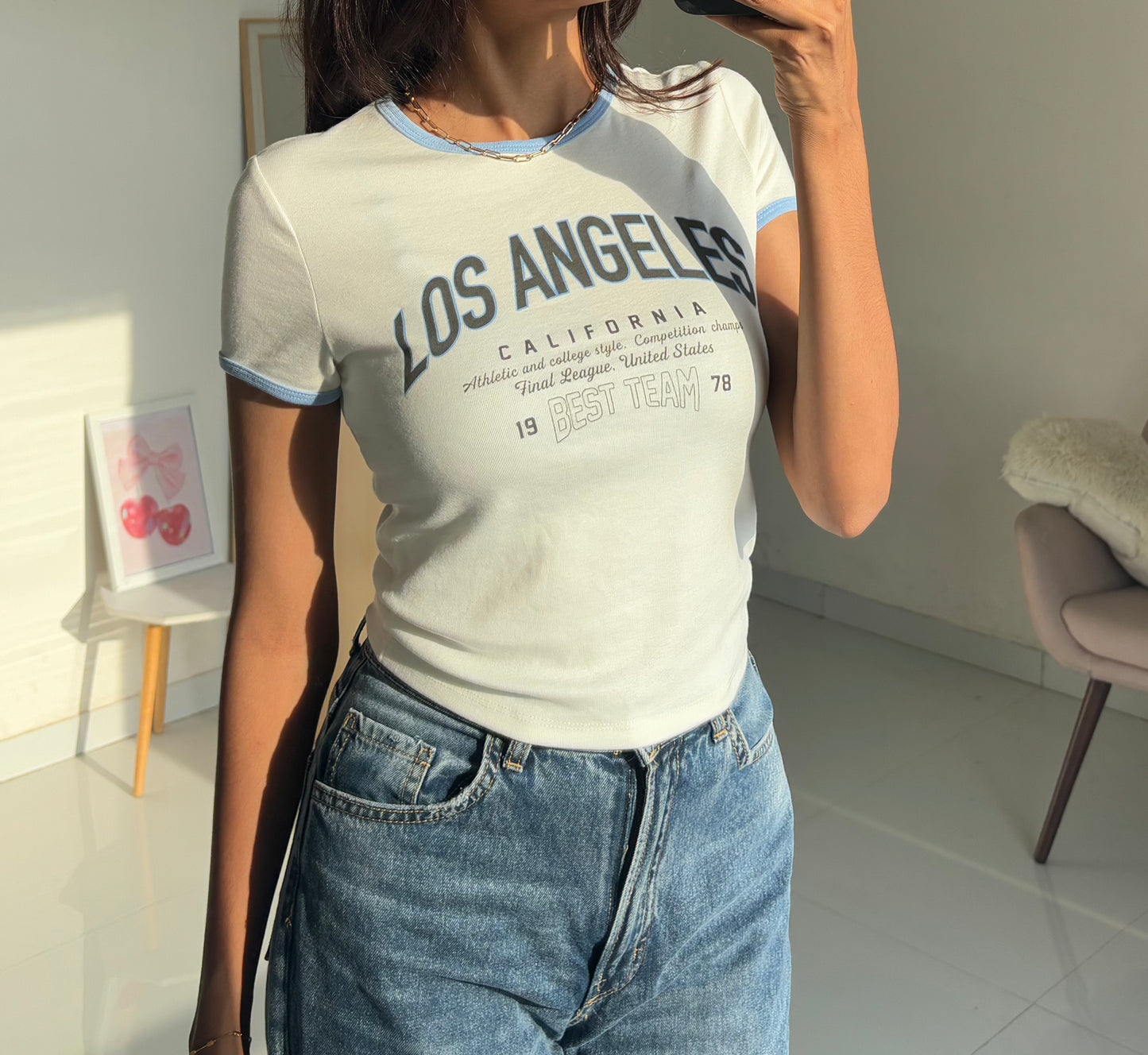 "Los Angeles" Baby tee