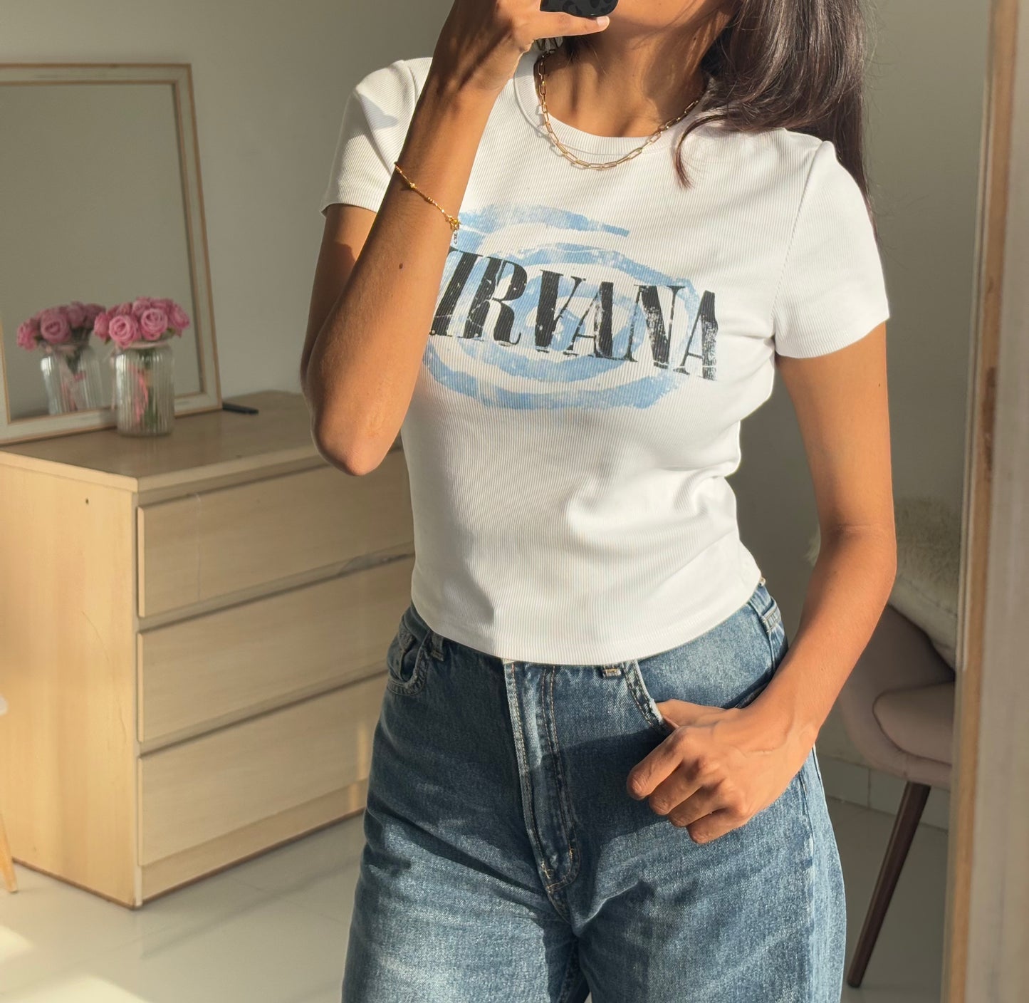 "NIRVANA" Baby tee