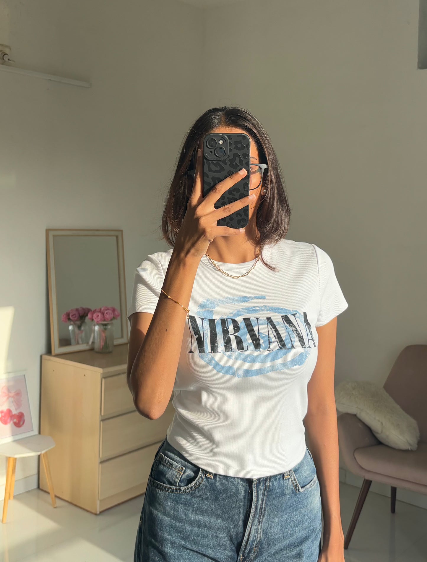 "NIRVANA" Baby tee