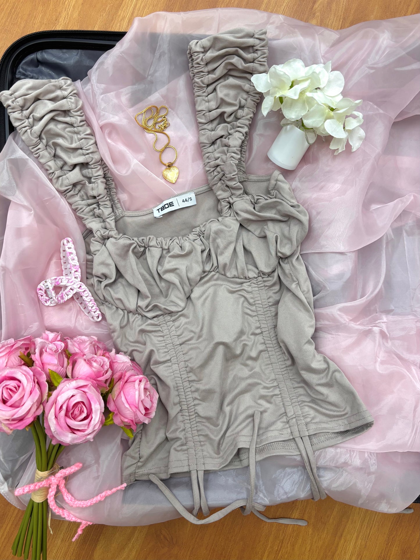 Corset style top