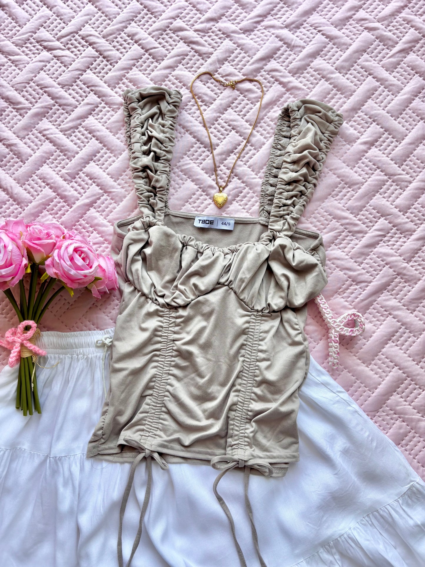 Corset style top