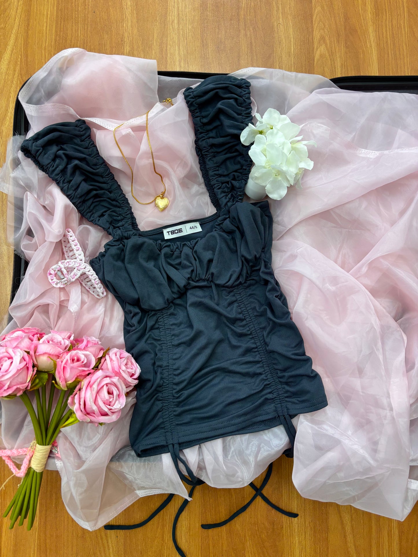 Corset style top