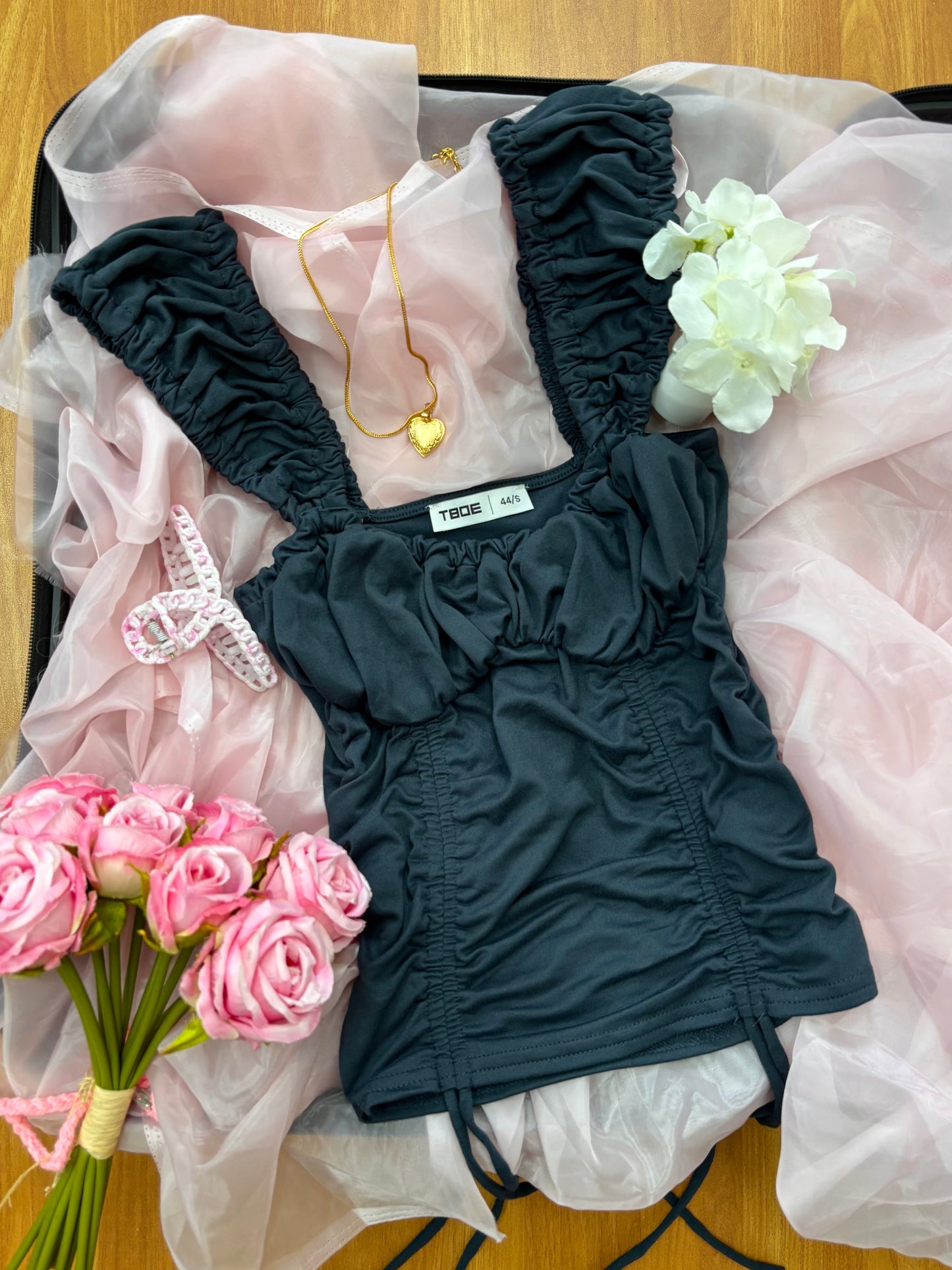 Corset style top